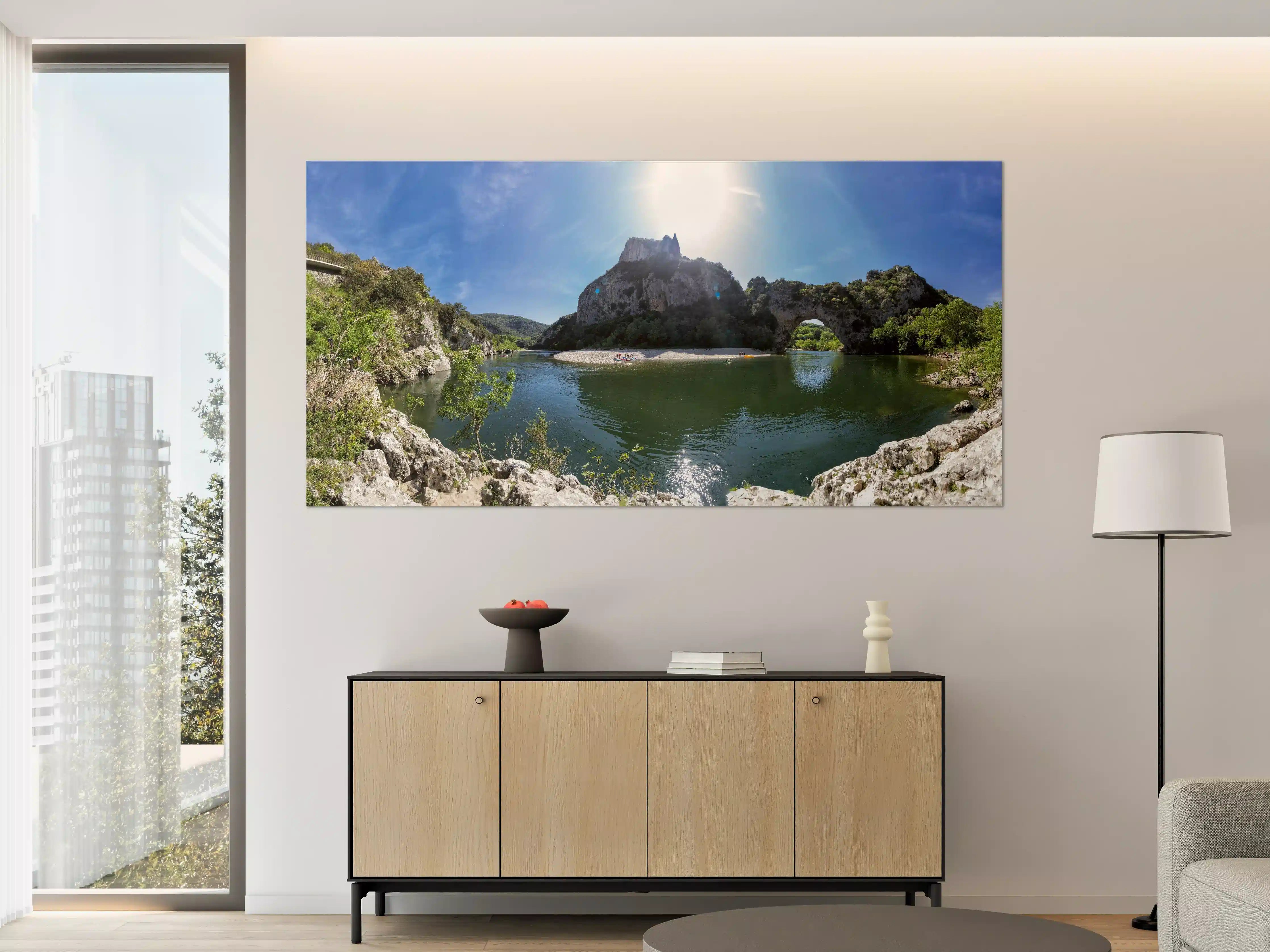 Große Wandbilder - Die Schluchten der Ardèche - Frankreich