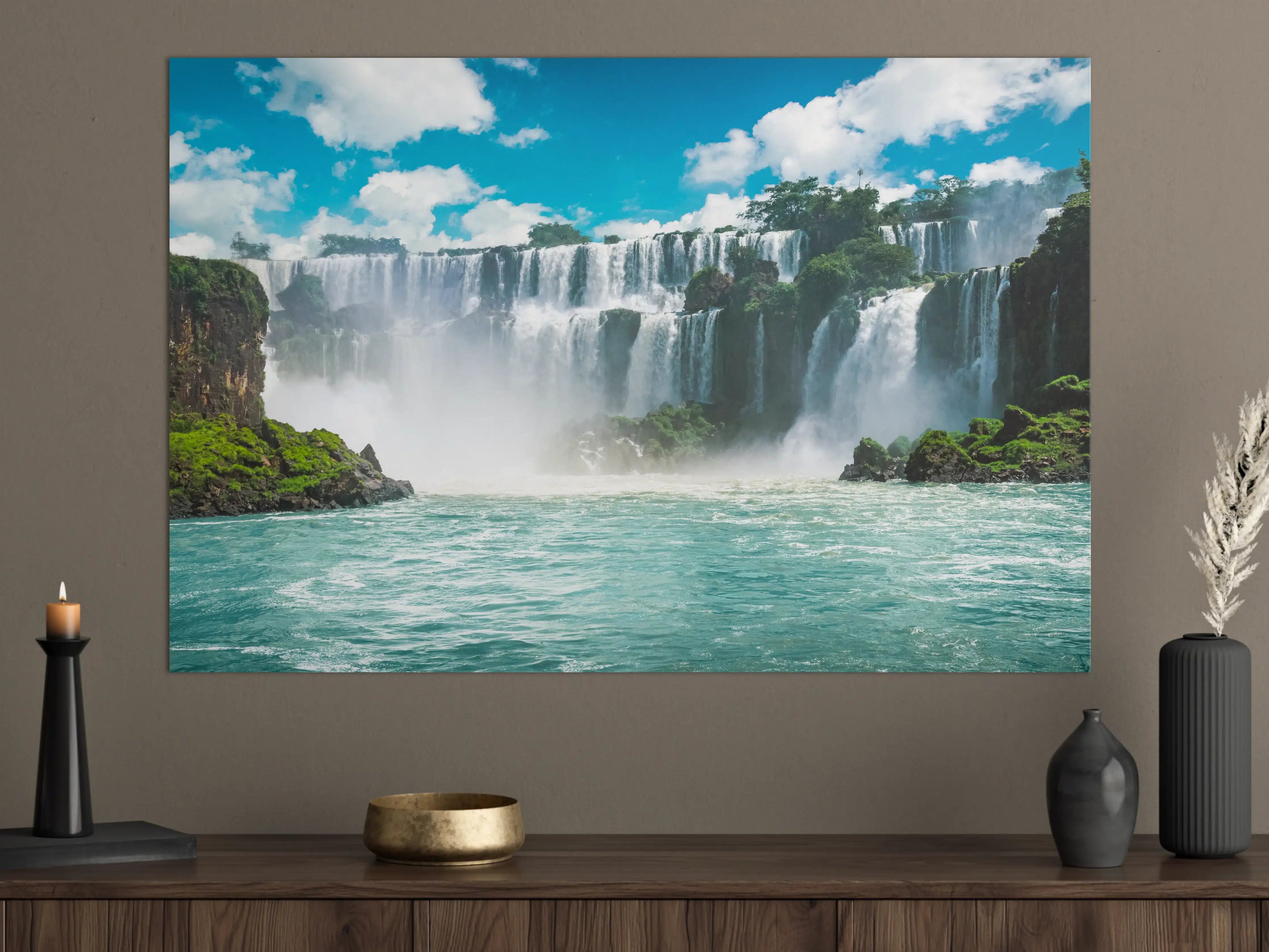 Große Wandbilder - Die erstaunlichen Iguazu-Wasserfälle in Brasilien