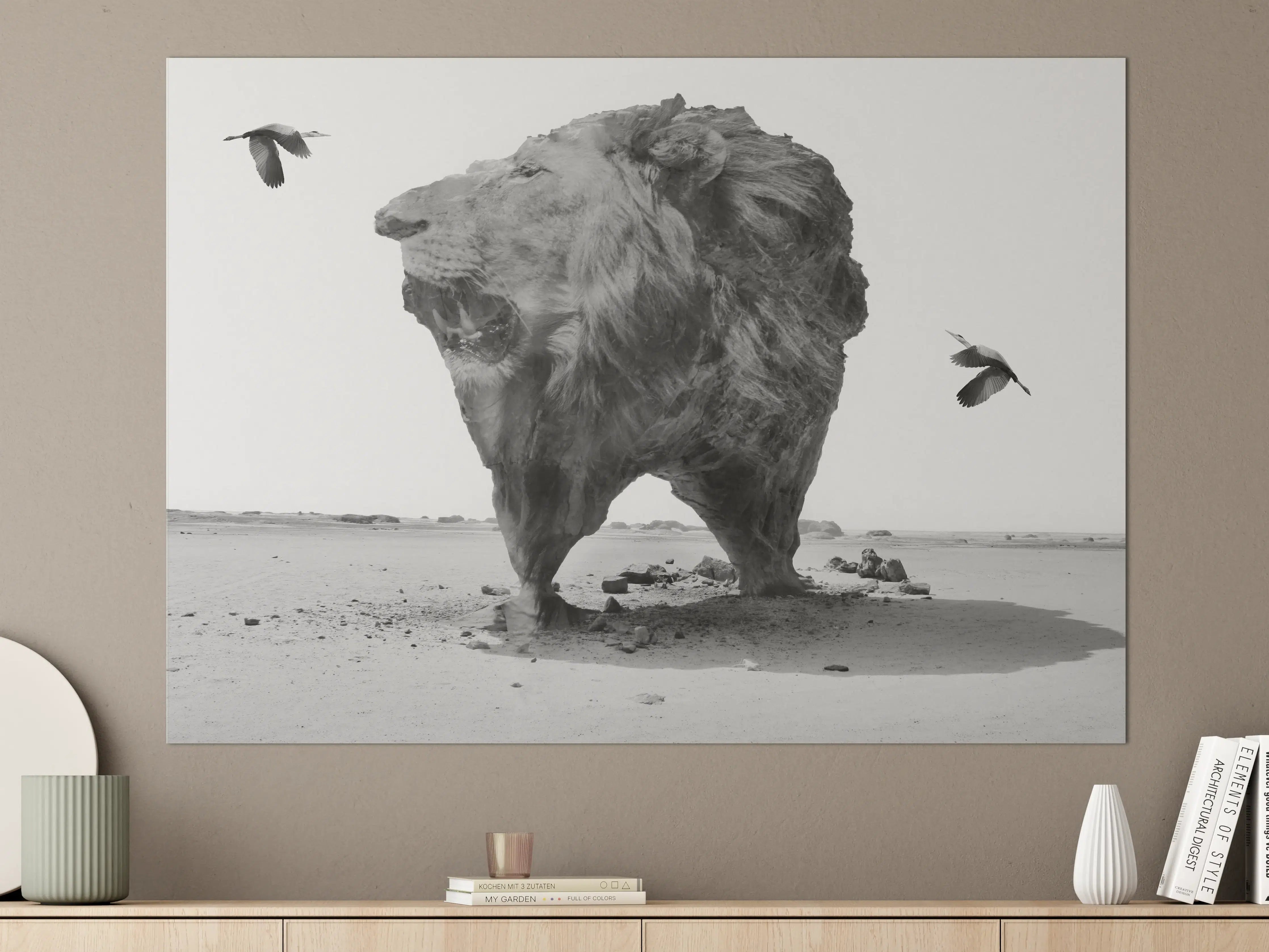 Große Wandbilder - Digitalkunst - Löwe