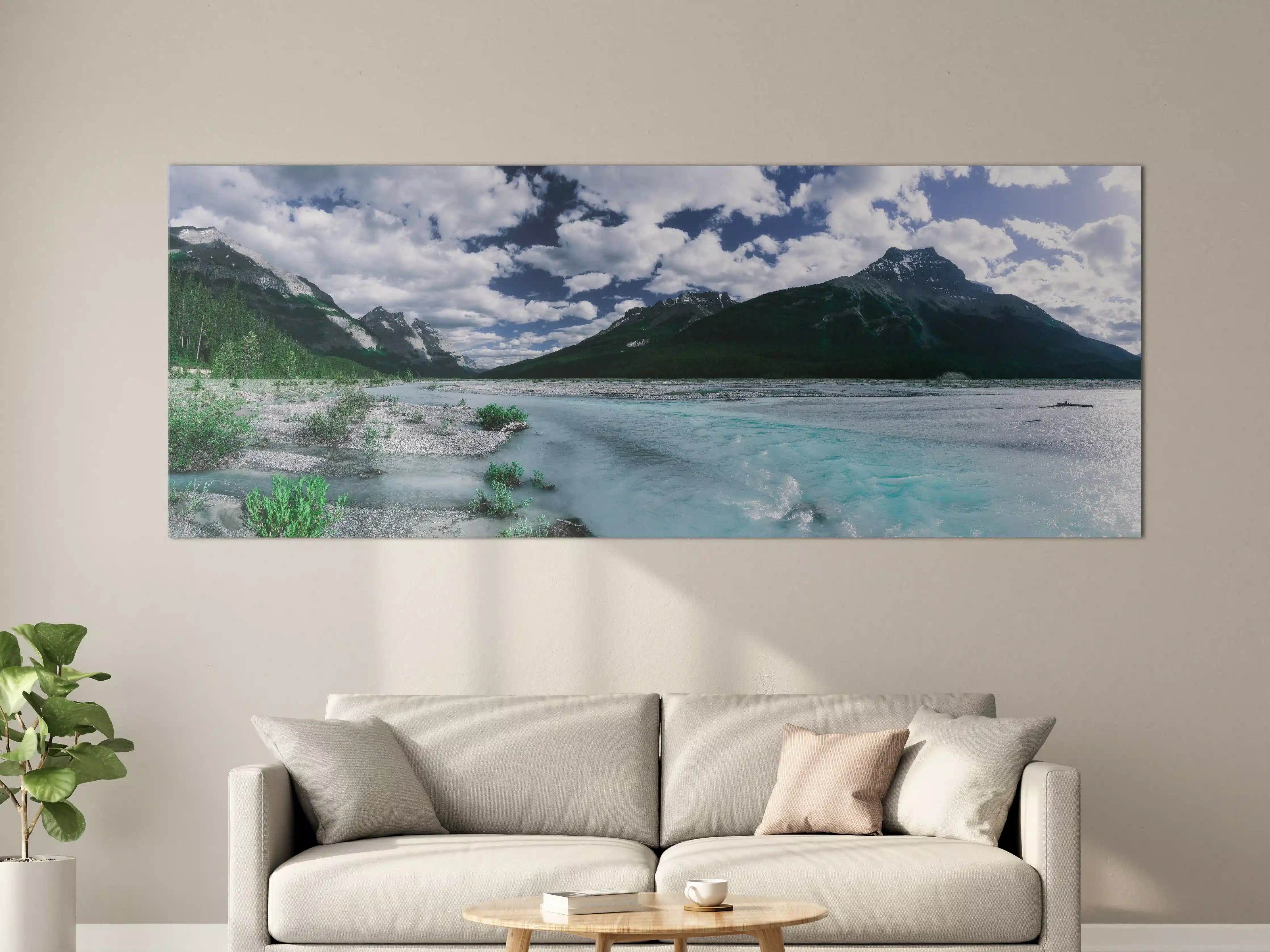 Große Wandbilder - Dramatische Landschaft entlang des Icefields Parkway