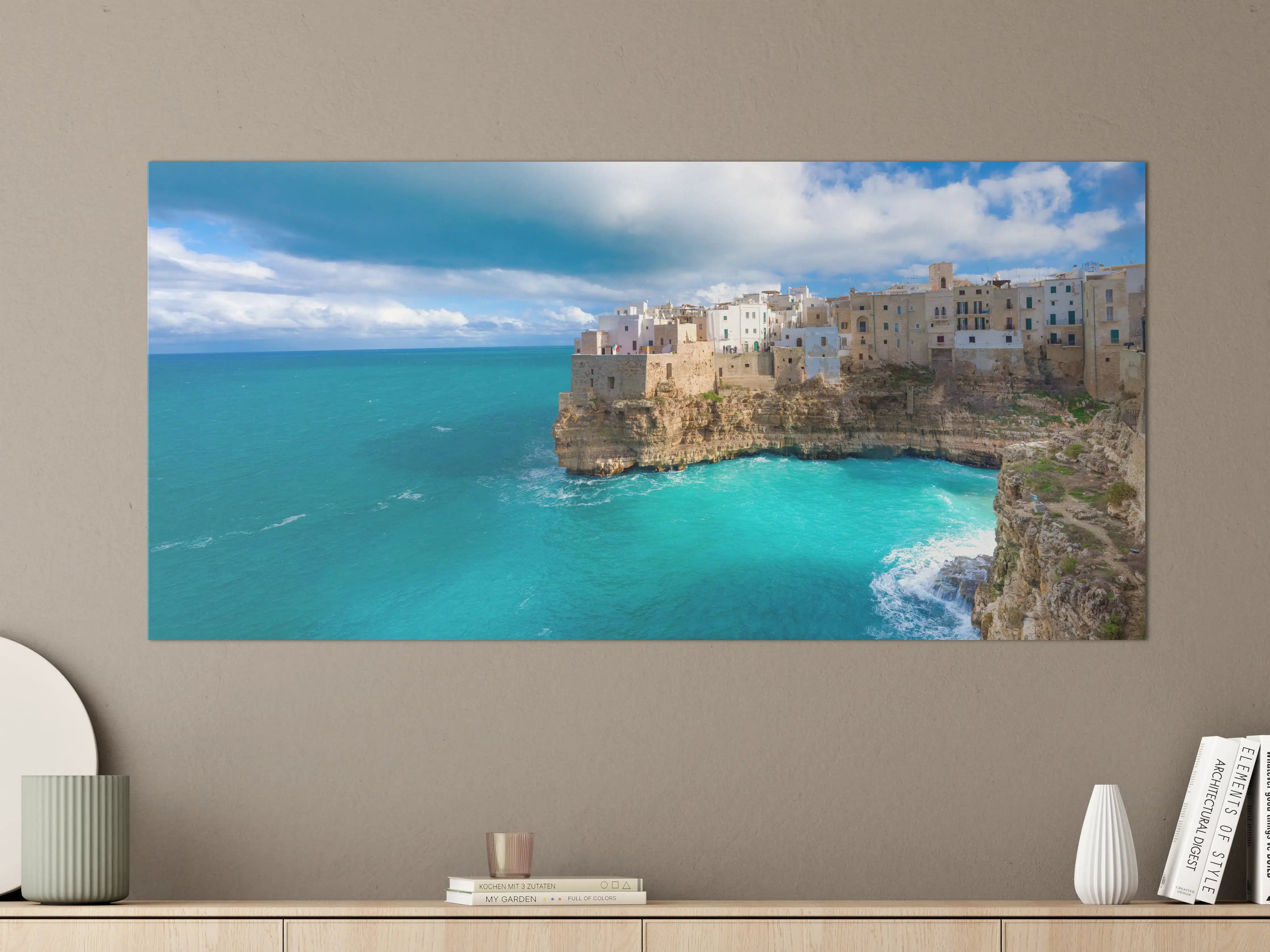 Große Wandbilder - Drohnensicht - Polignano