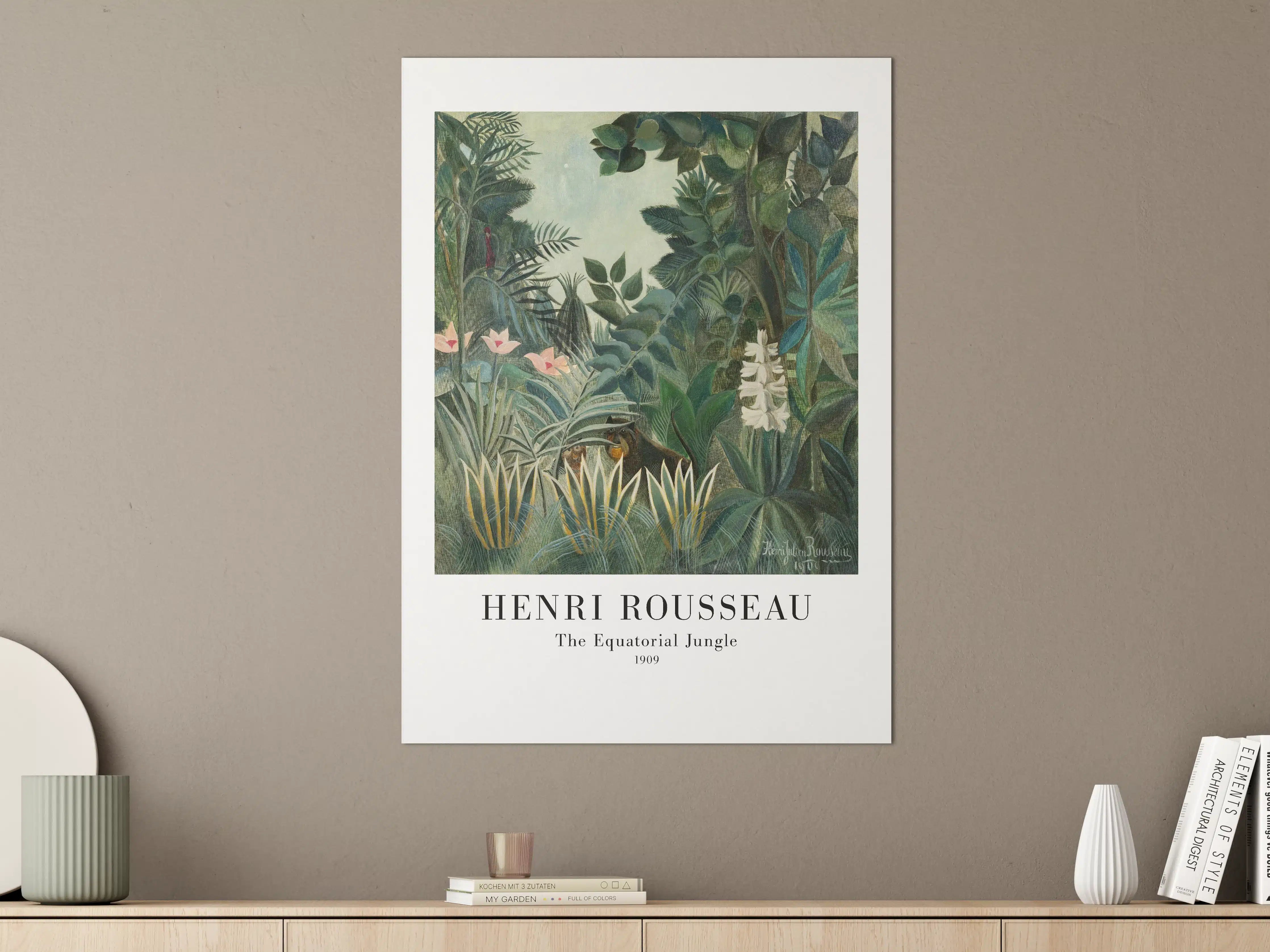 Große Wandbilder - Dschungelbild mit exotischer Pflanzenwelt