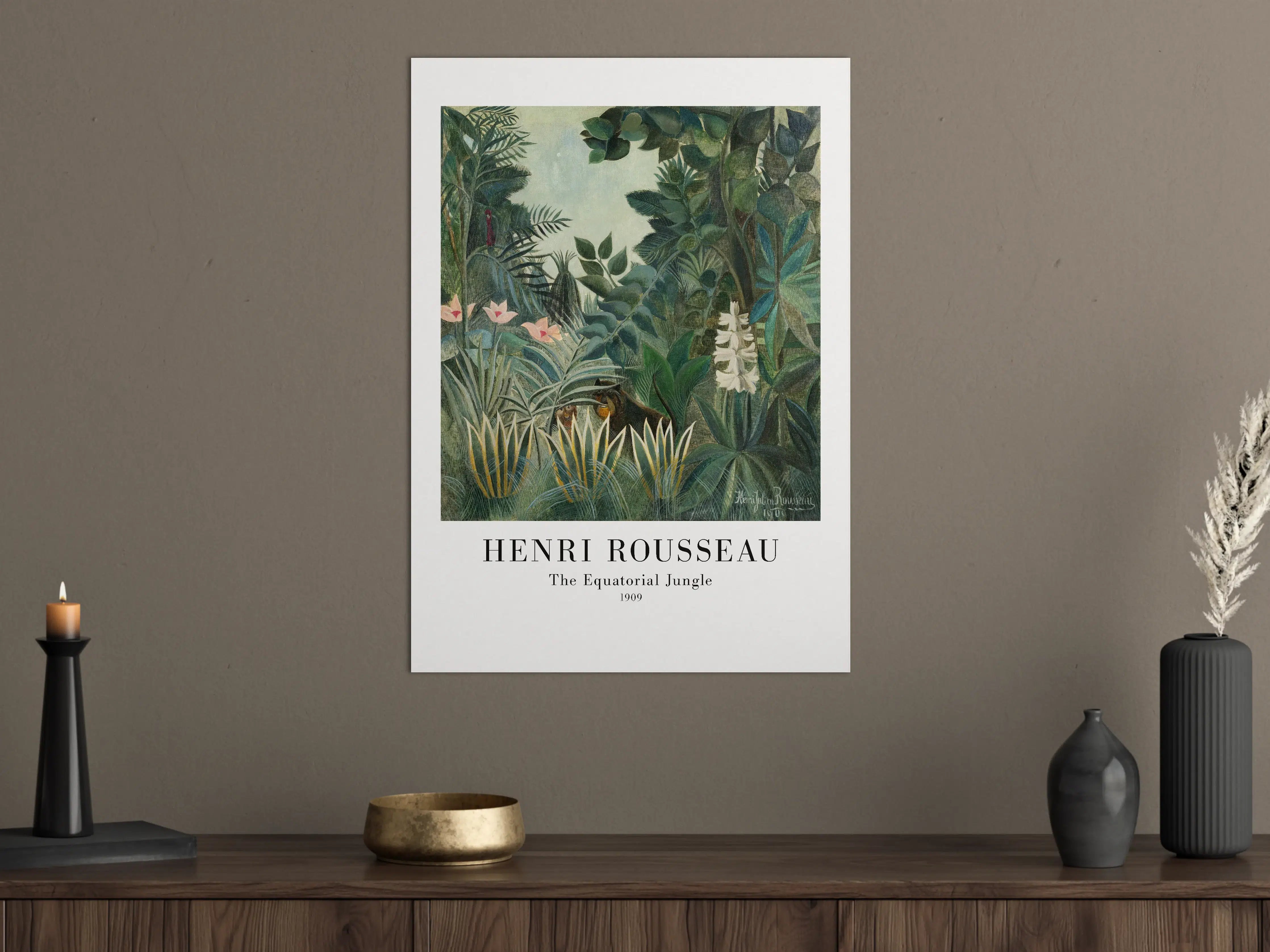 Große Wandbilder - Dschungelbild mit exotischer Pflanzenwelt