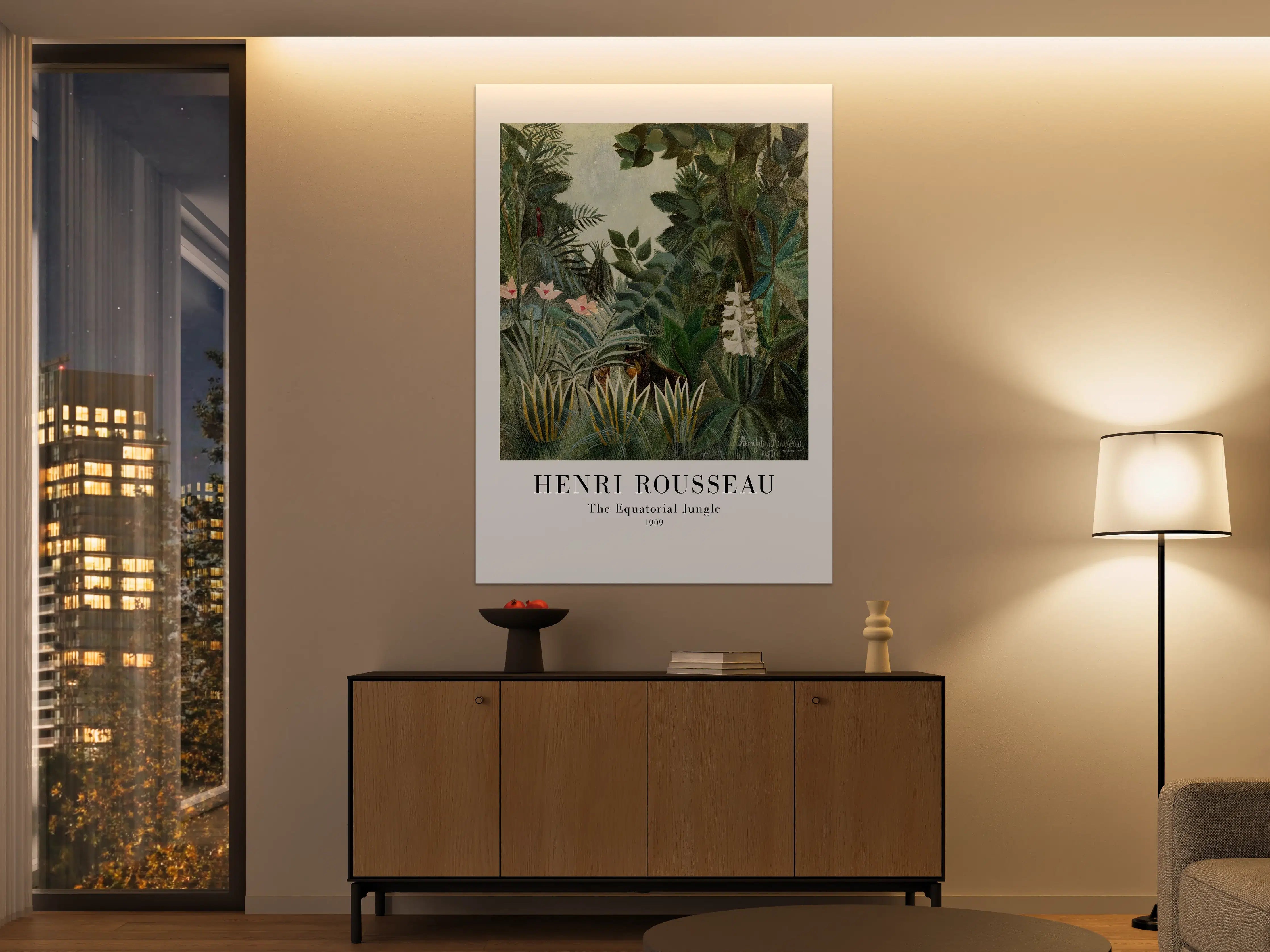 Große Wandbilder - Dschungelbild mit exotischer Pflanzenwelt