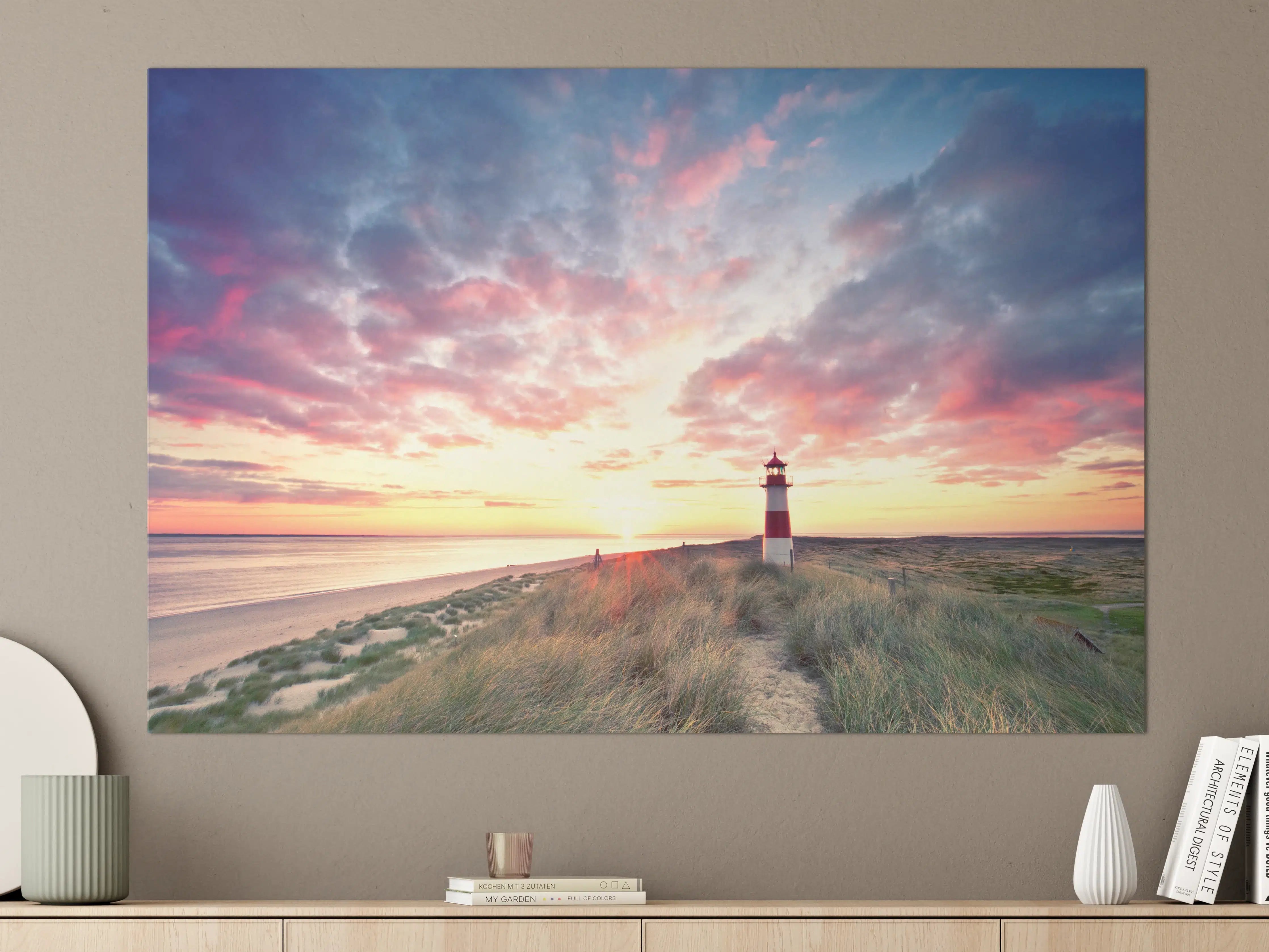 Große Wandbilder - Dünen am Leuchtturm - Sylt