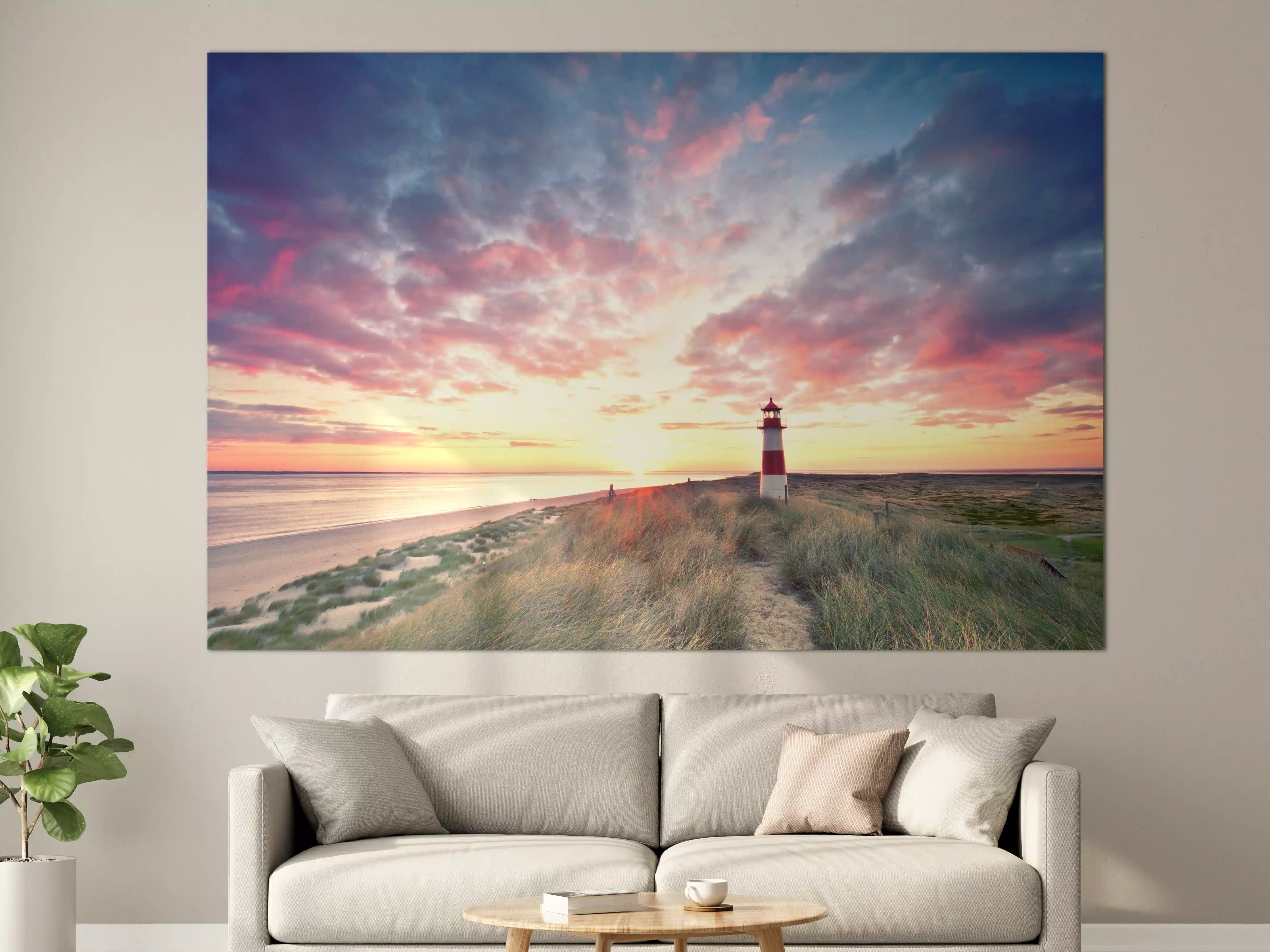 Große Wandbilder - Dünen am Leuchtturm - Sylt