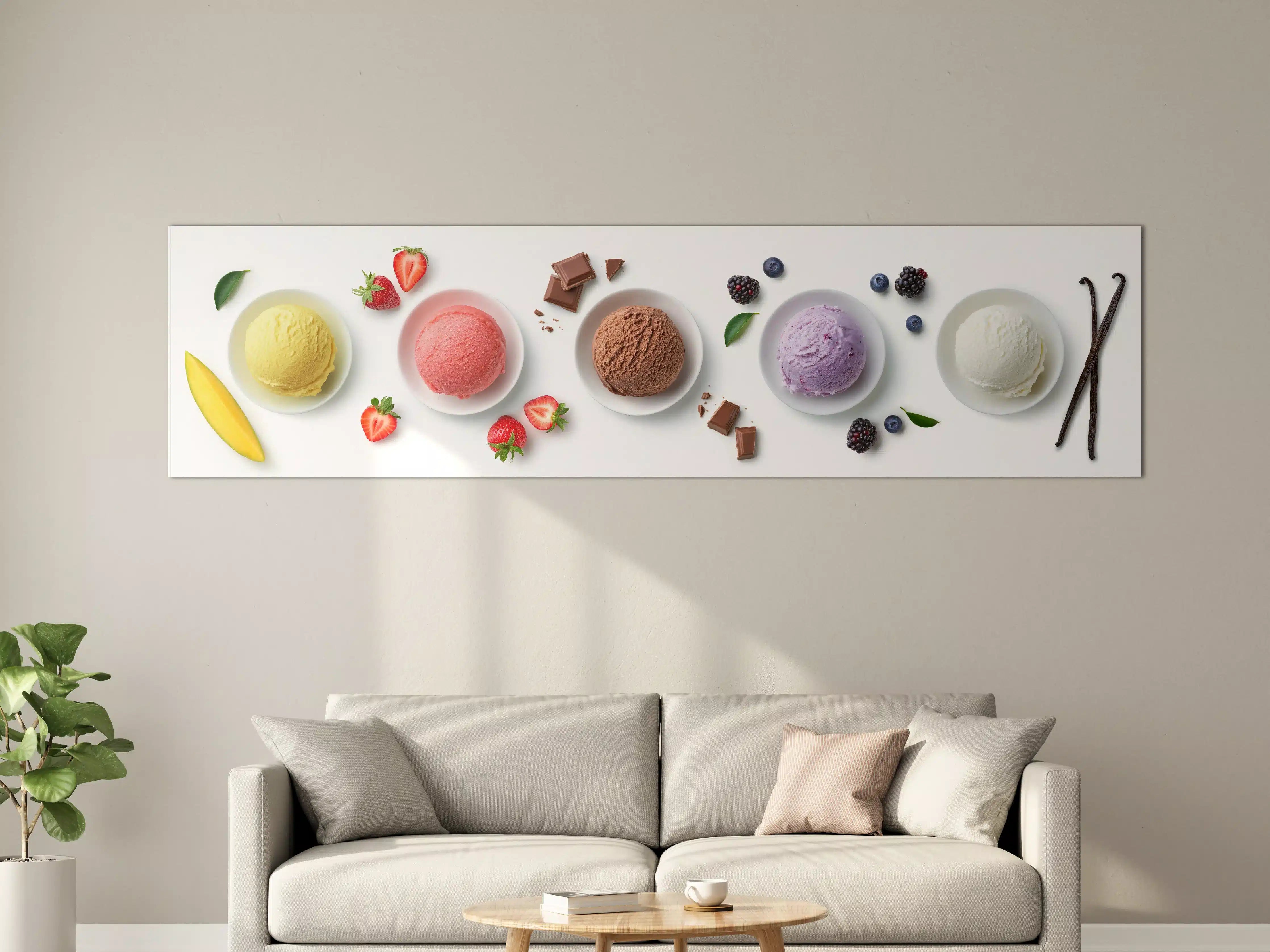 Große Wandbilder - Eiscreme