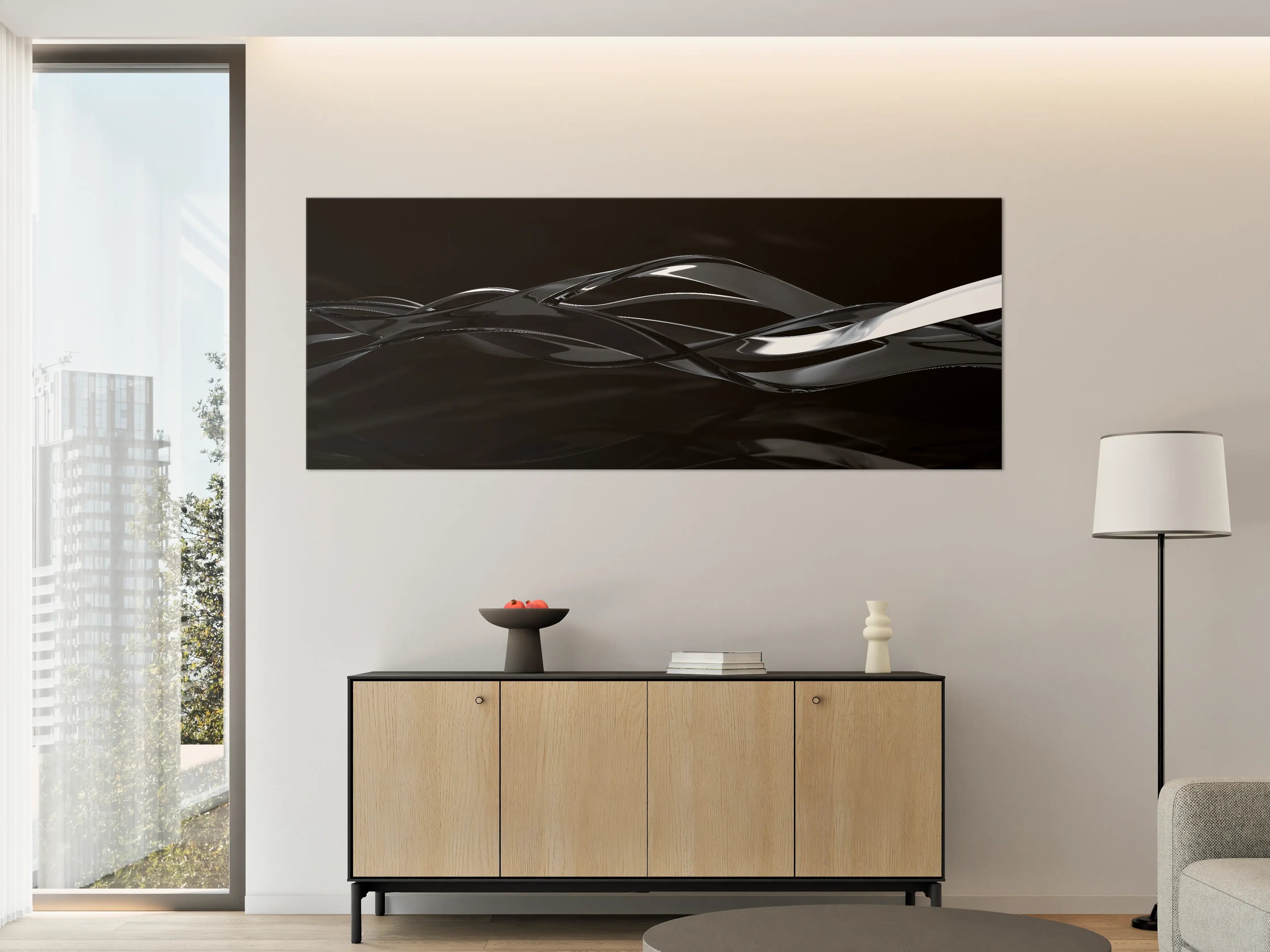 Große Wandbilder - Elegant fließende Bewegung