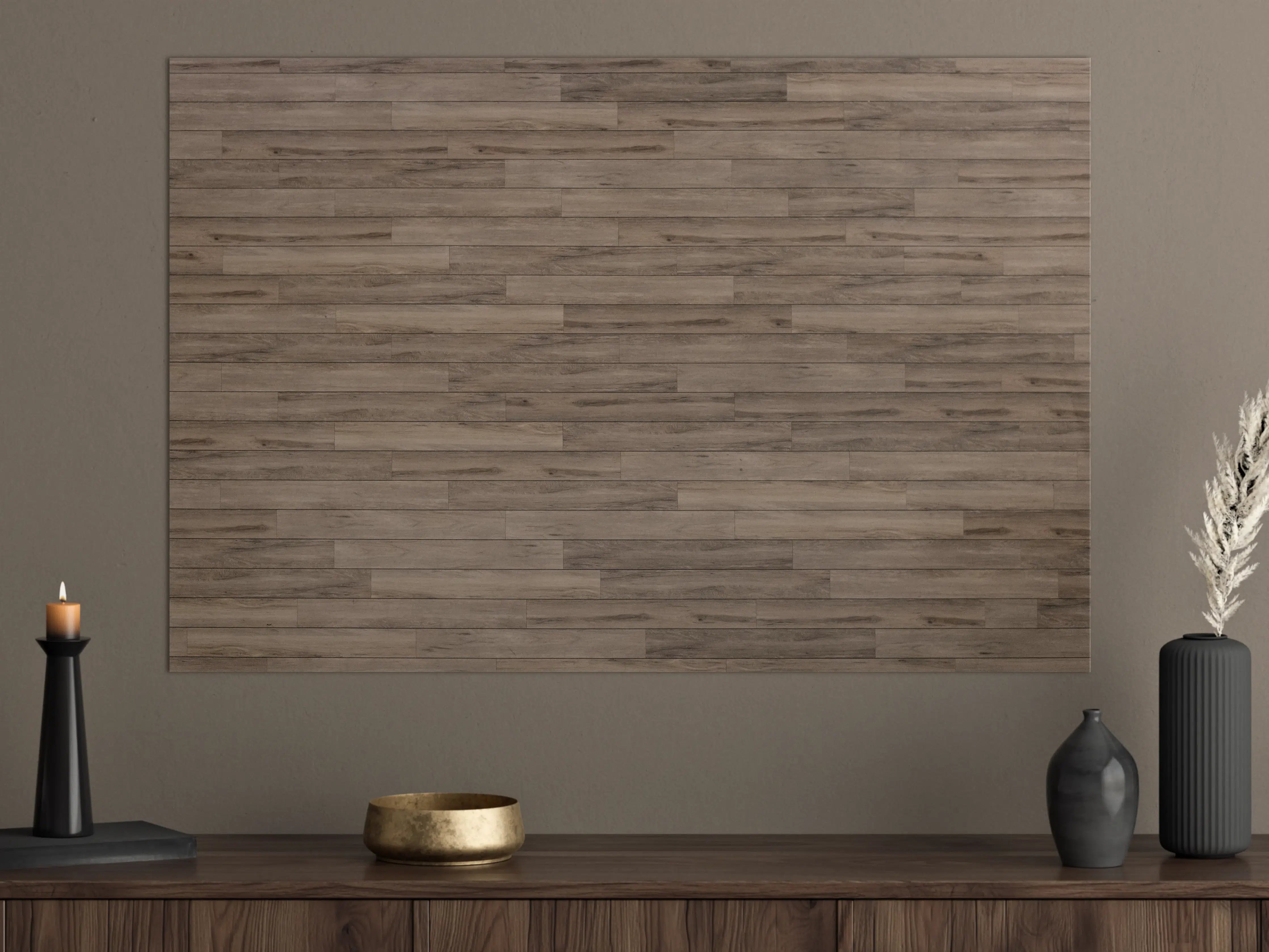 Große Wandbilder - Elegante Holzboden-Optik