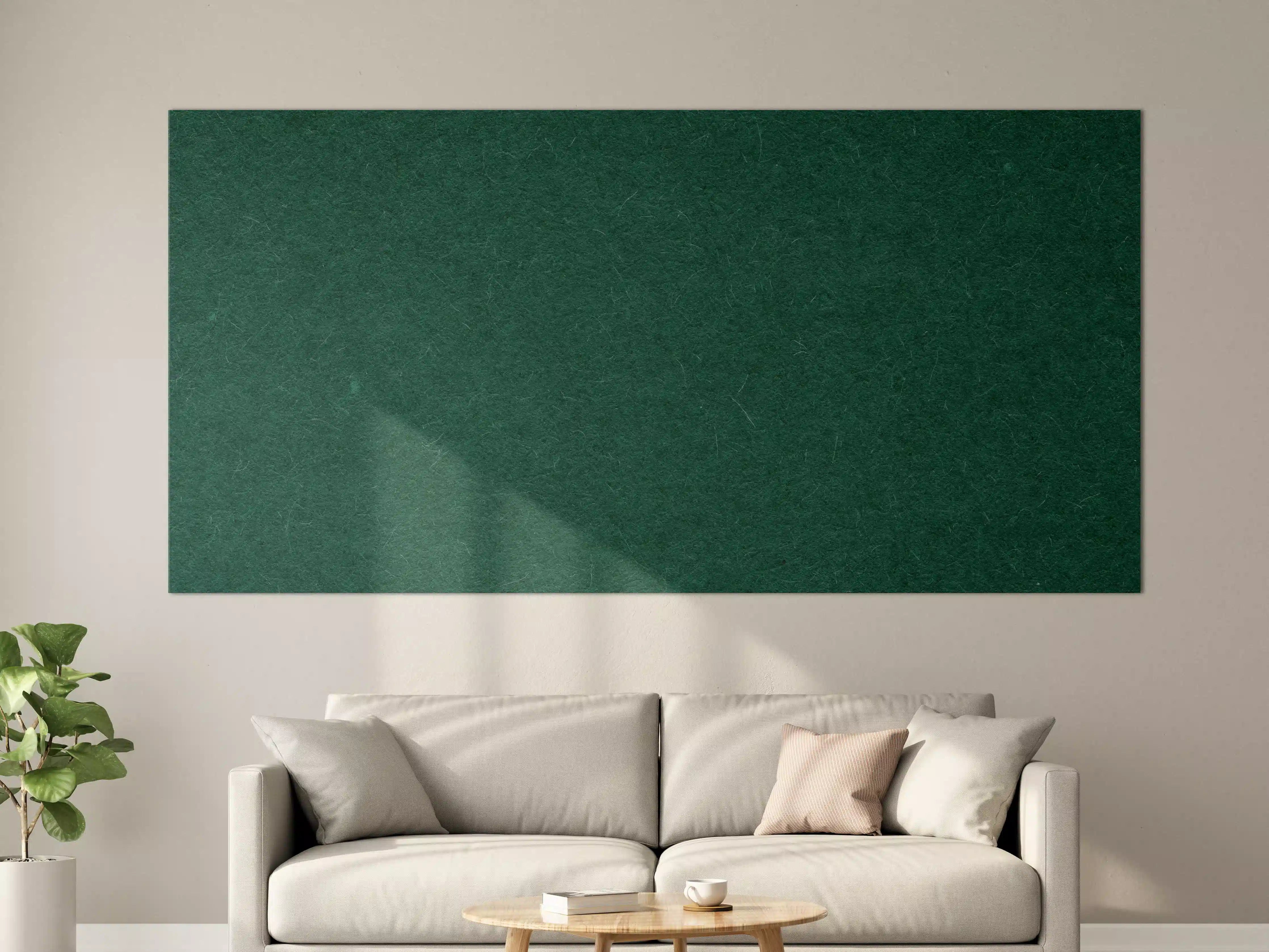 Große Wandbilder - Elegante grüne Stofftextur
