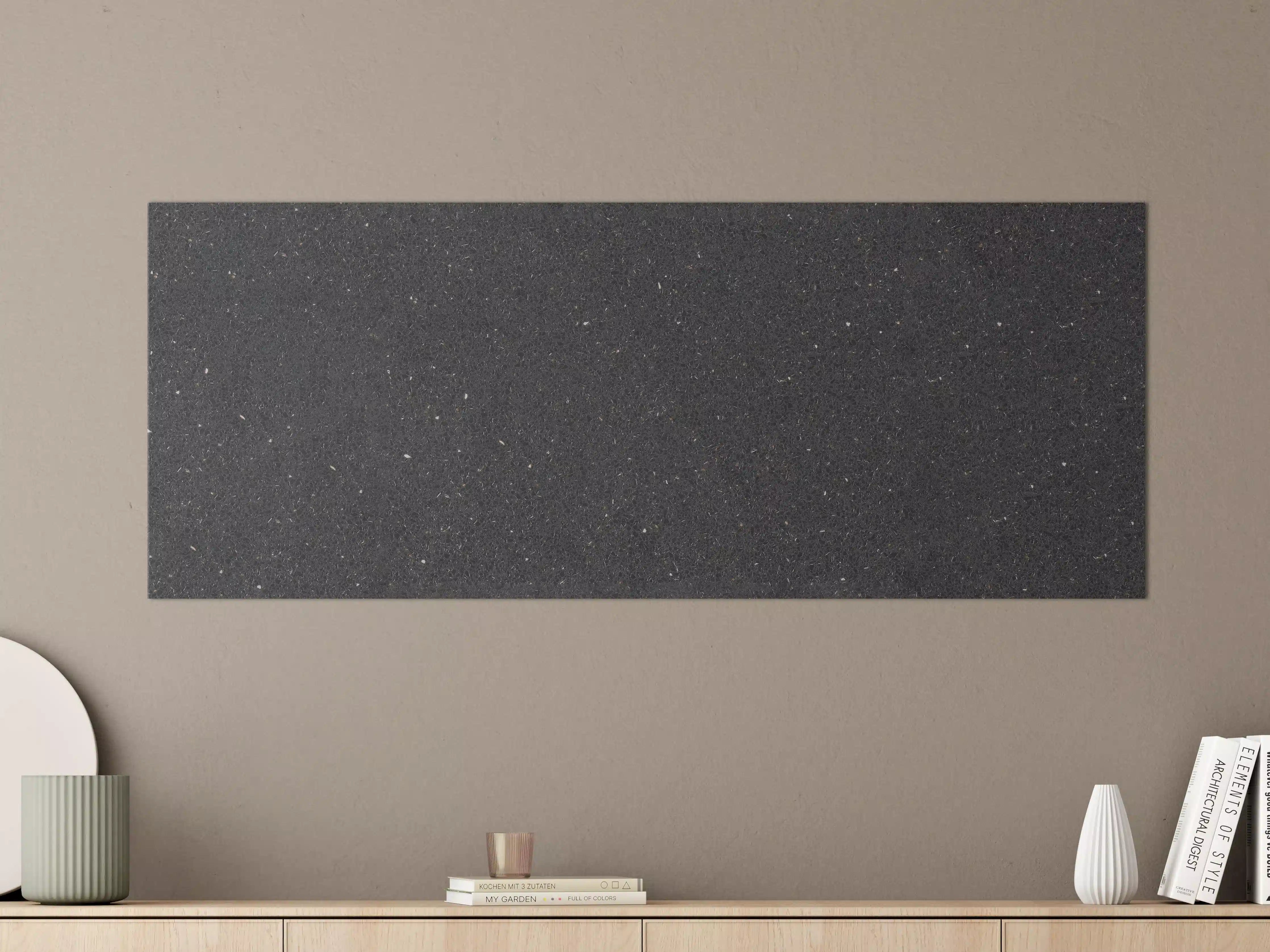 Große Wandbilder - Eleganter Schwarz-Granit-Hintergrund