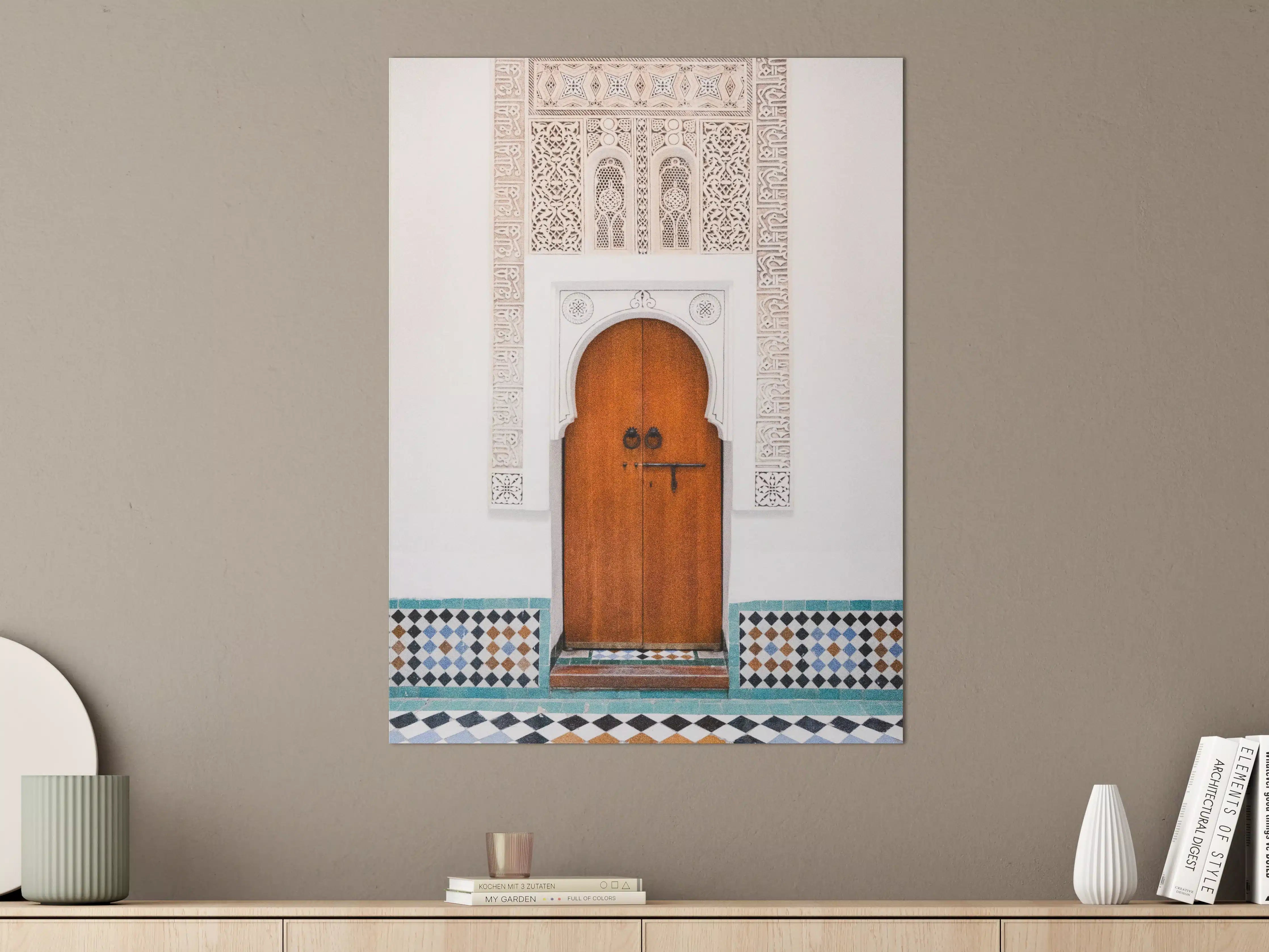Große Wandbilder - Eleganter Tor mit marokkanischem Stil