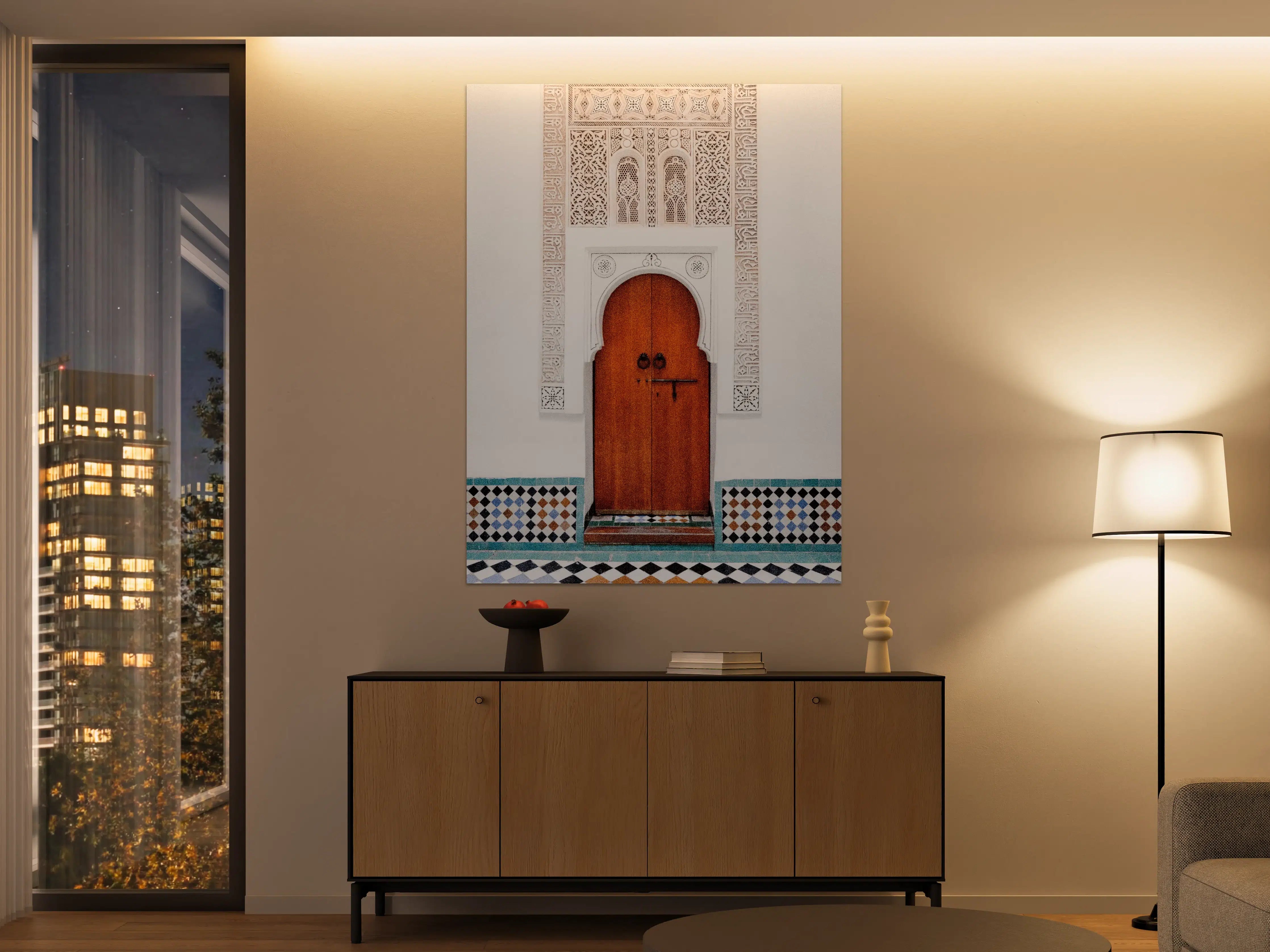 Große Wandbilder - Eleganter Tor mit marokkanischem Stil