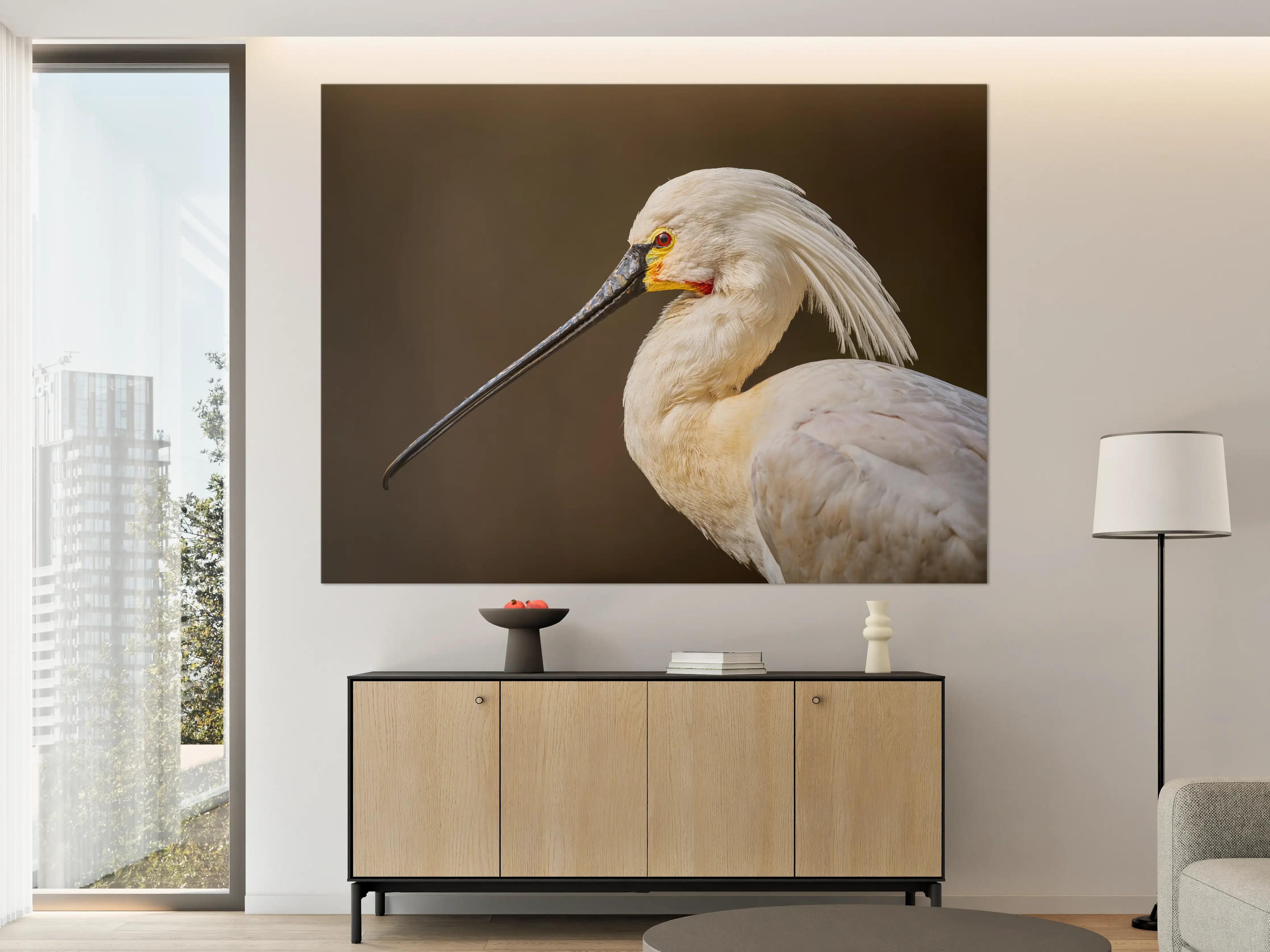 Große Wandbilder - Eleganter Weißer Storch