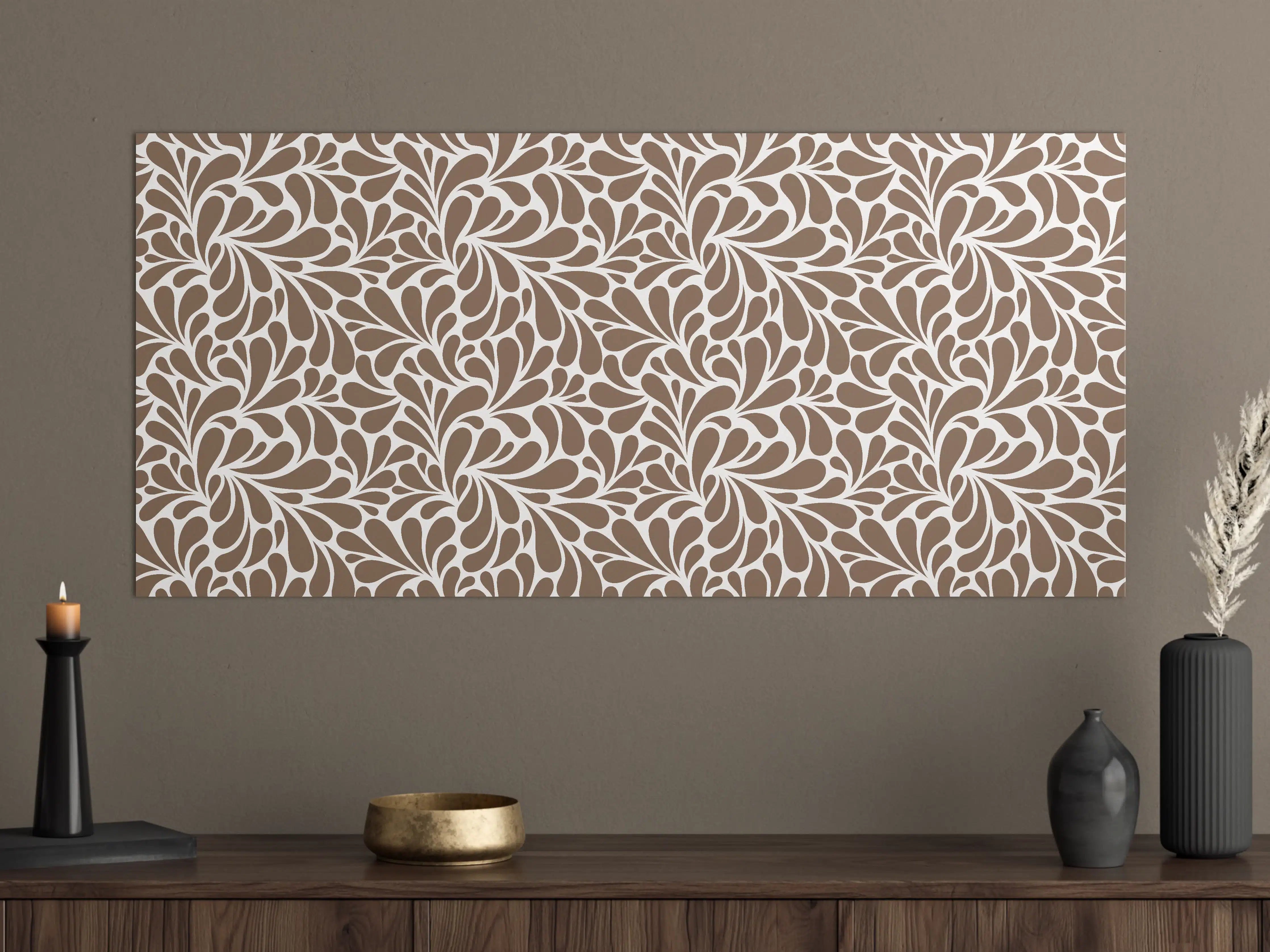 Große Wandbilder - Elegantes Braun-Beige Muster