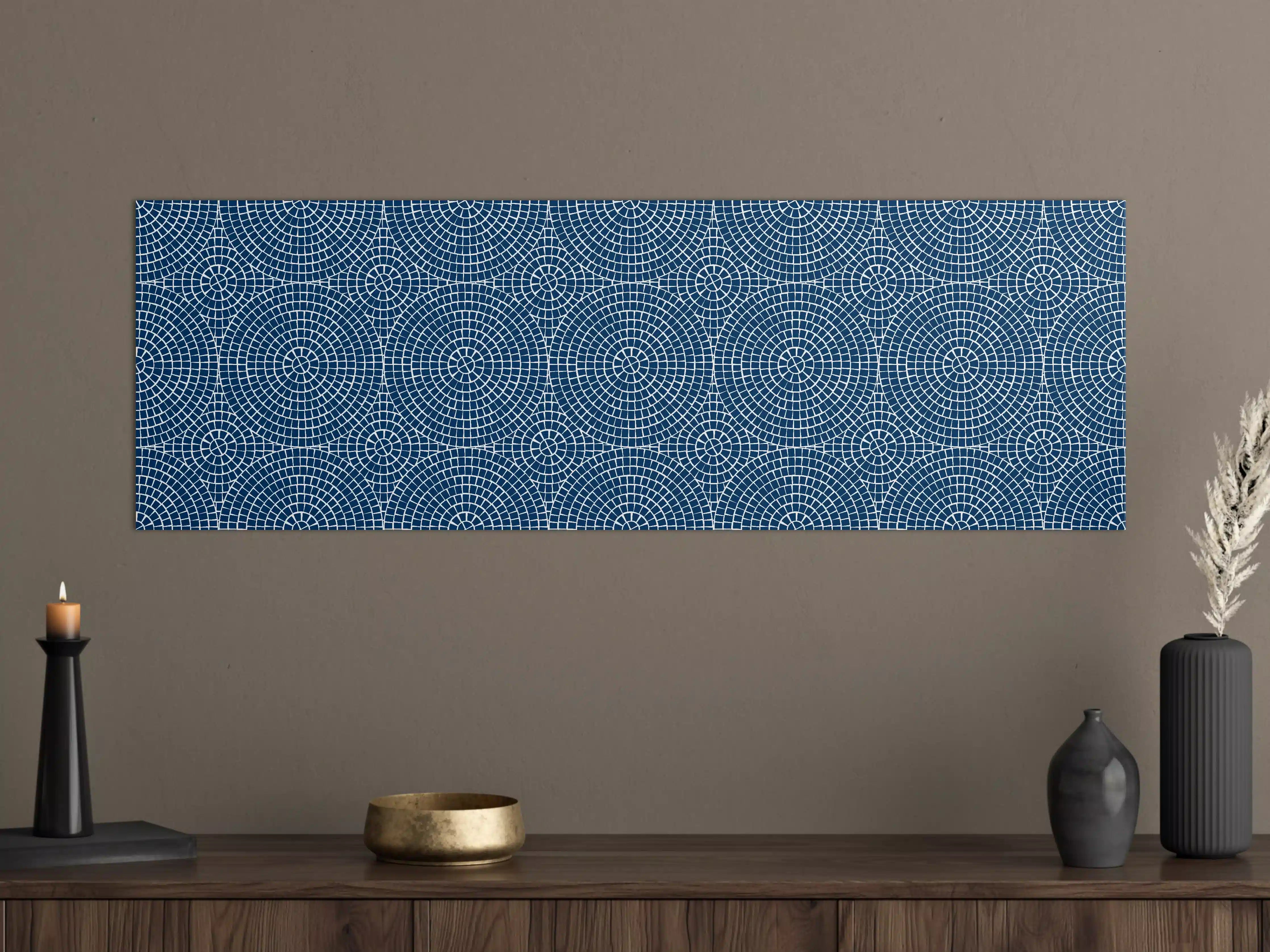 Große Wandbilder - Elegantes Graufarbenes geometrisches Muster