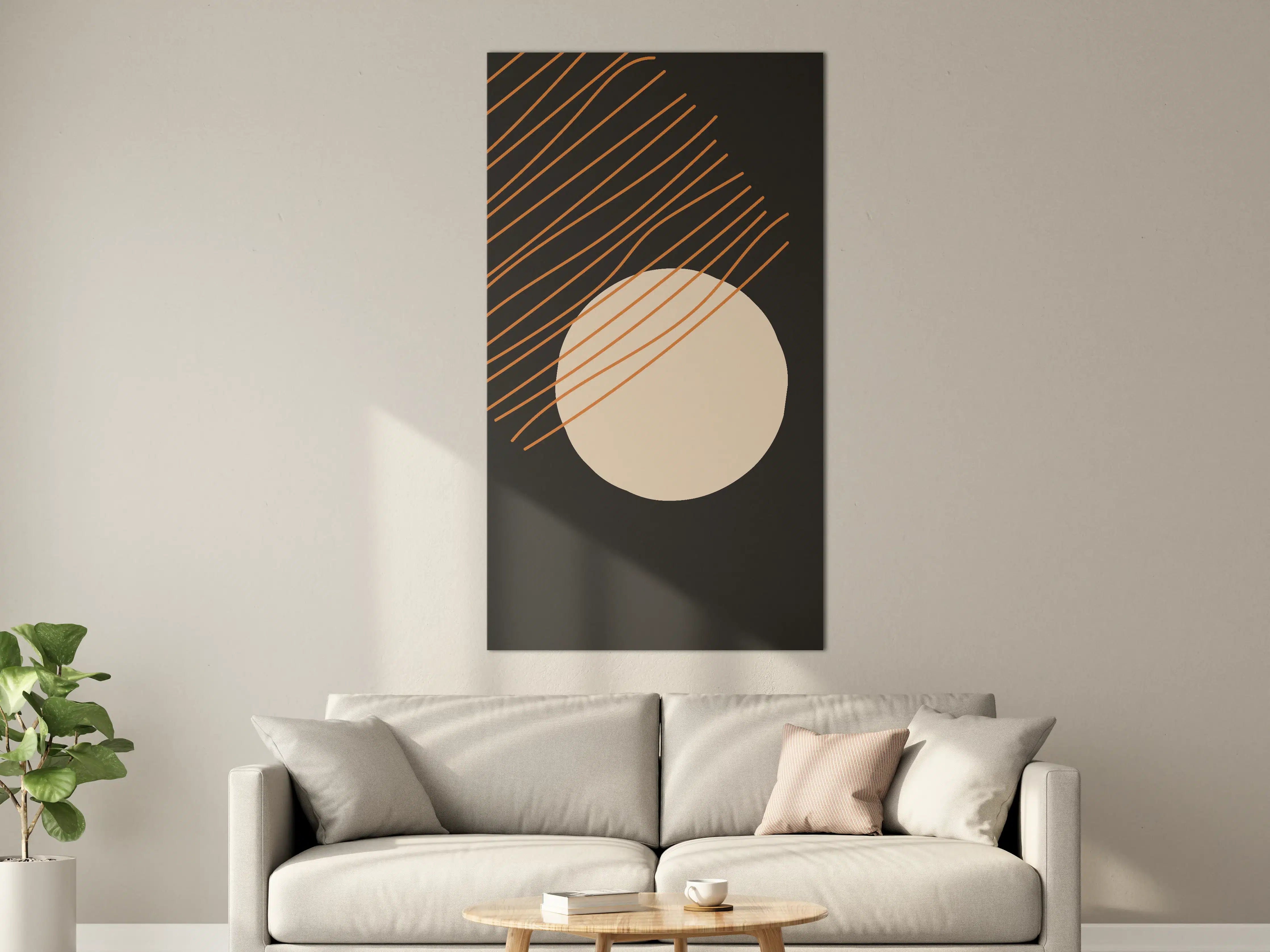 Große Wandbilder - Elegantes minimalistisches Wandbild