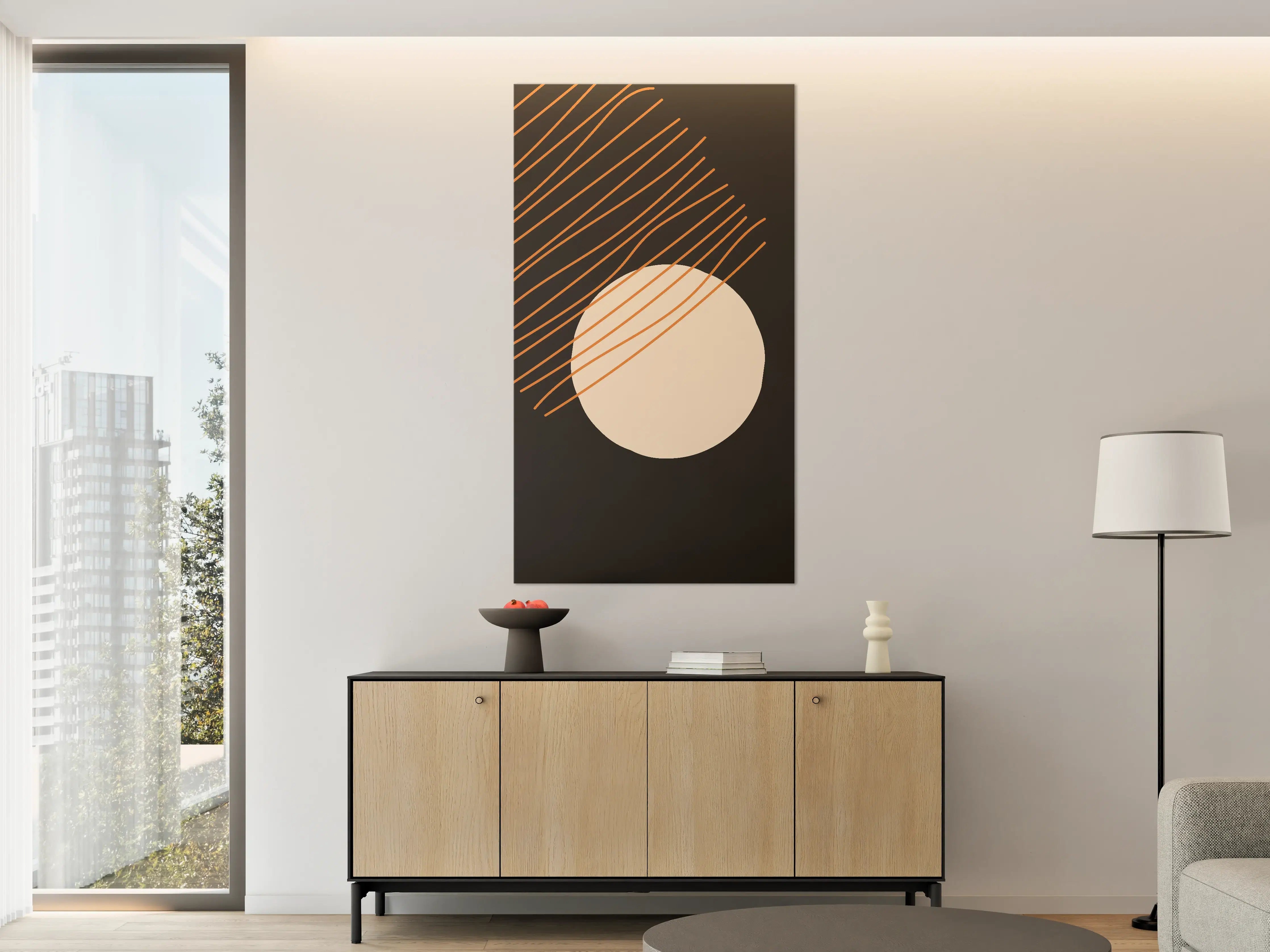 Große Wandbilder - Elegantes minimalistisches Wandbild