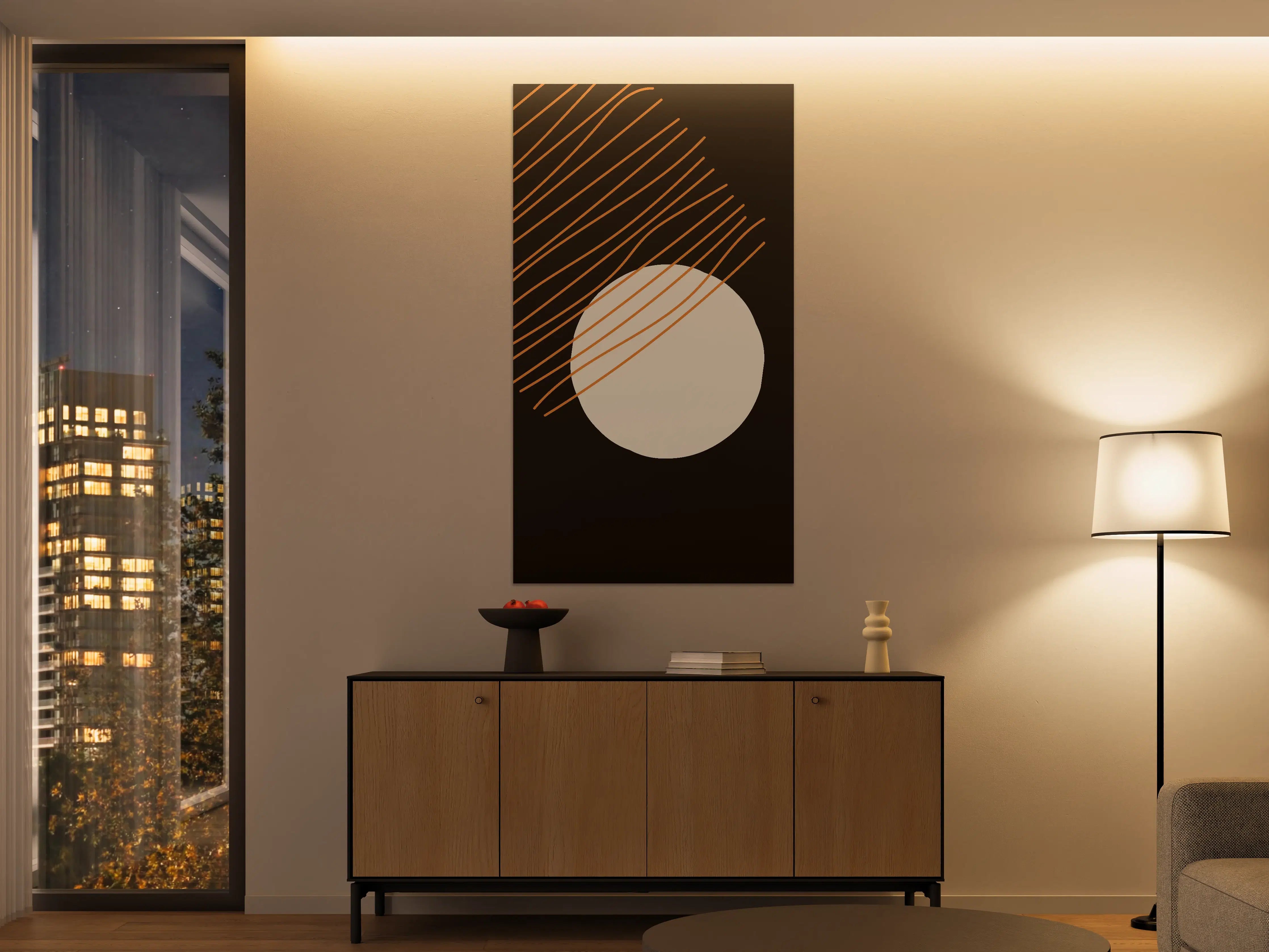 Große Wandbilder - Elegantes minimalistisches Wandbild