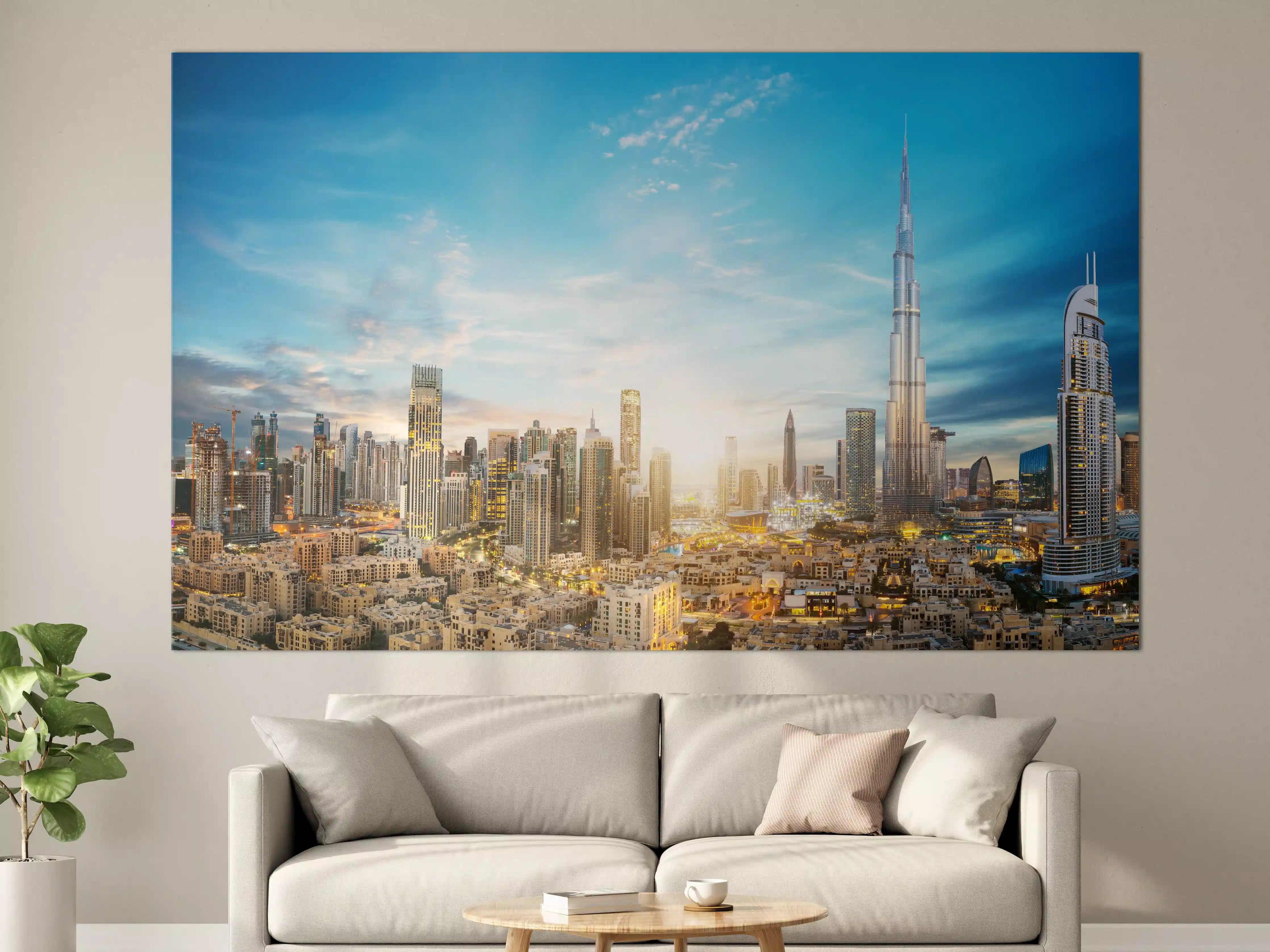 Große Wandbilder - Erstaunlicher Panoramablick auf Dubai