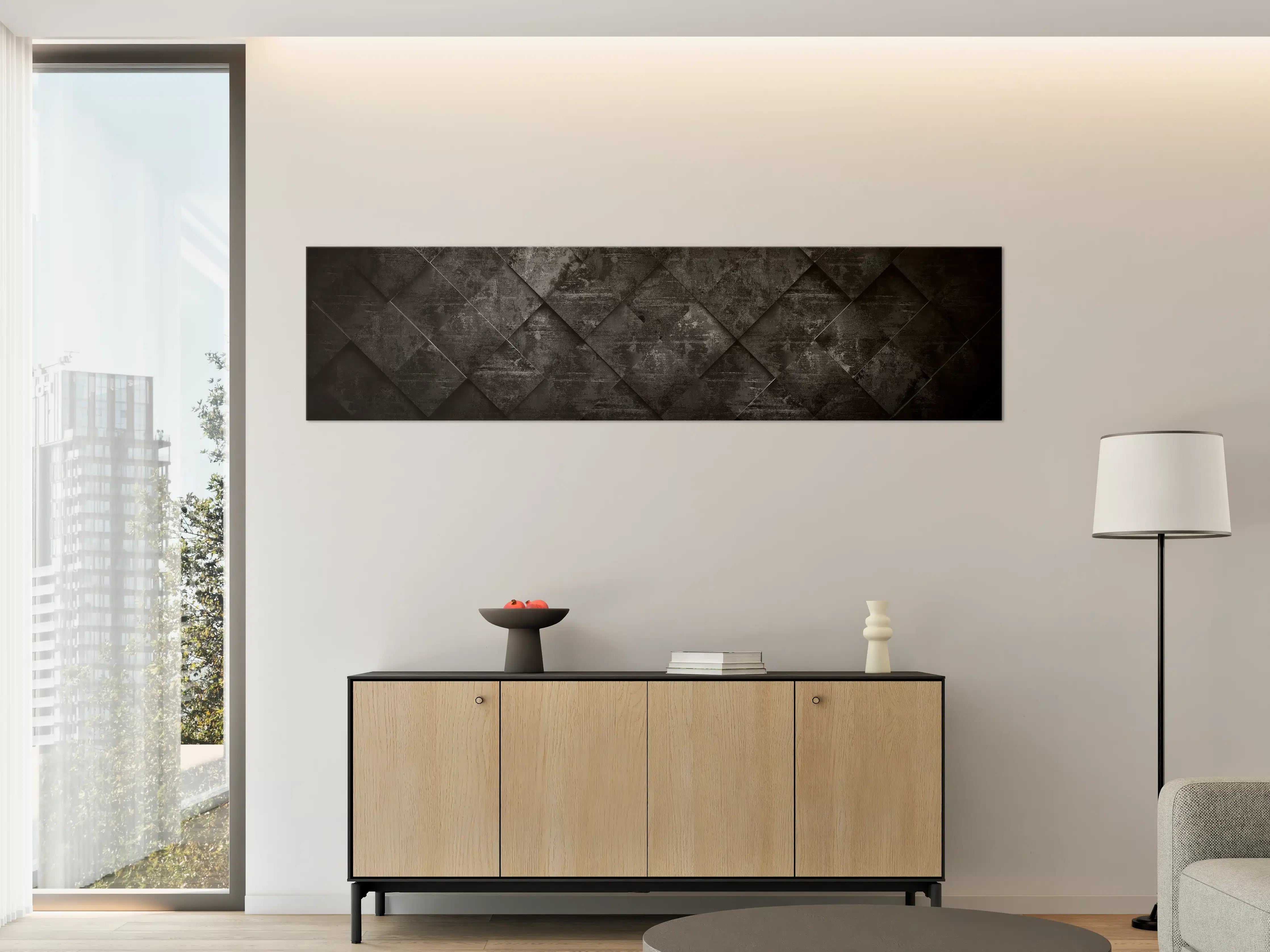 Große Wandbilder - Extra Dark Design Hintergrund