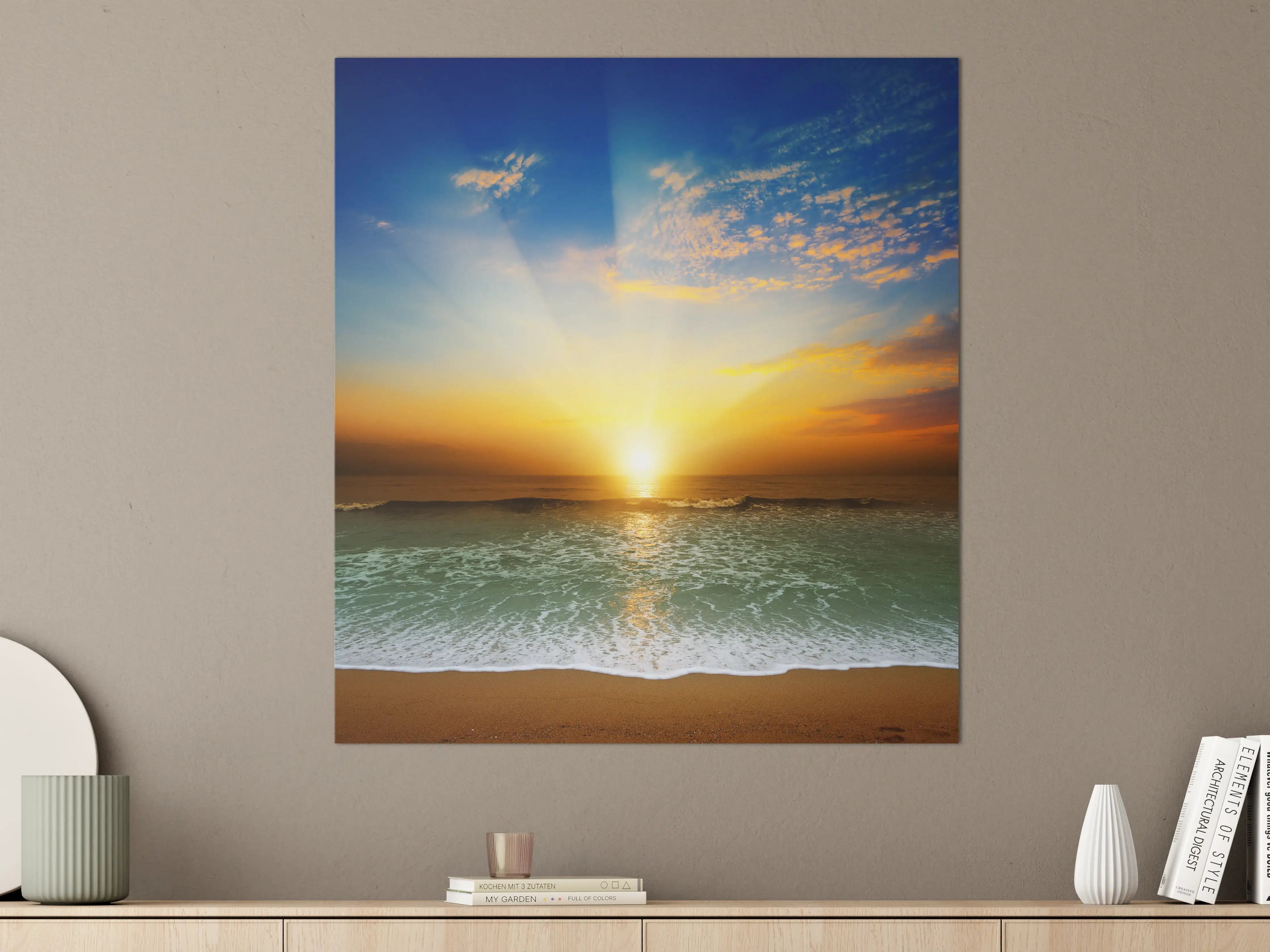 Große Wandbilder - Fantastischer Sonnenuntergang an Mexicos Pazifikküste