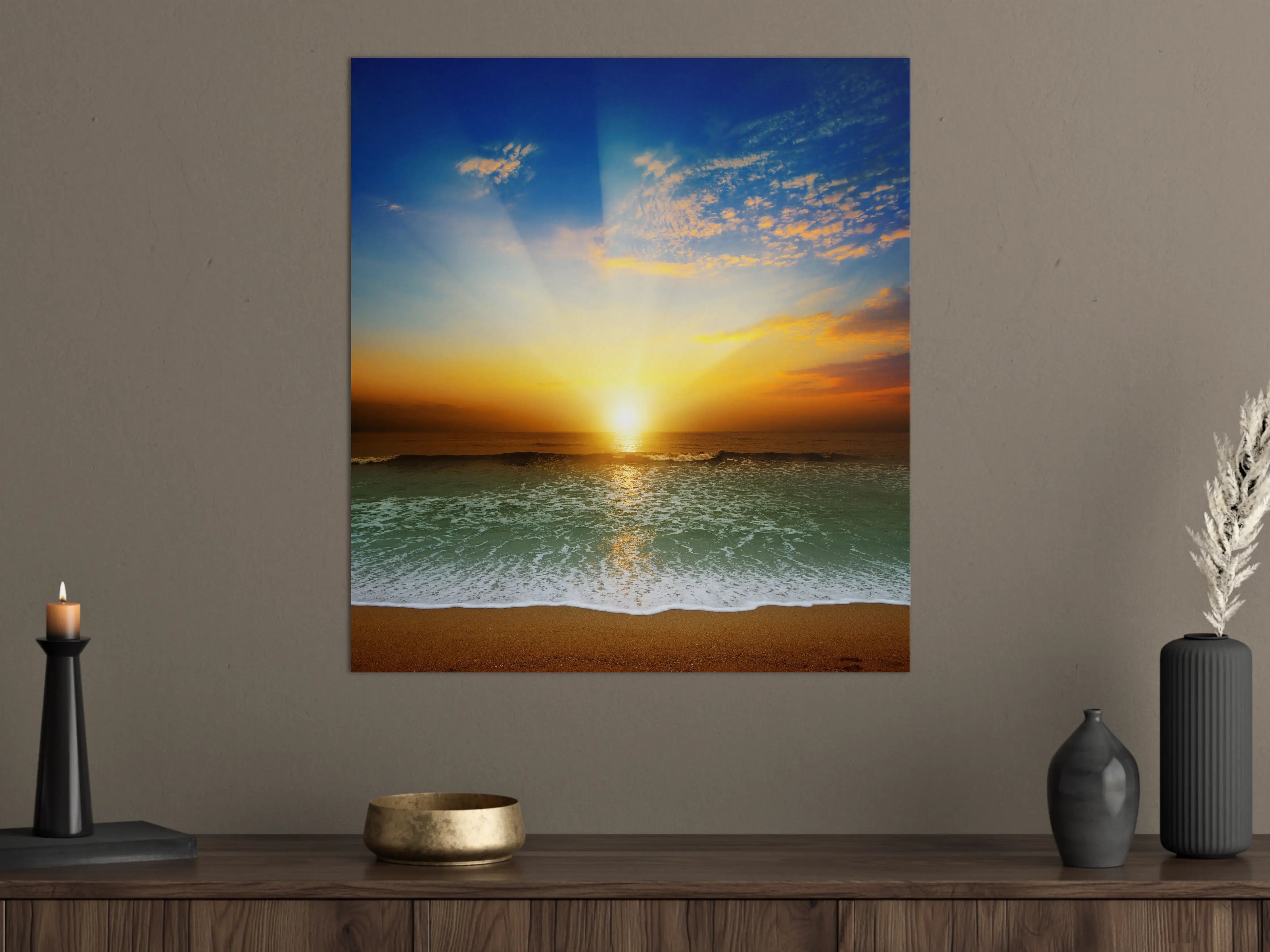 Große Wandbilder - Fantastischer Sonnenuntergang an Mexicos Pazifikküste