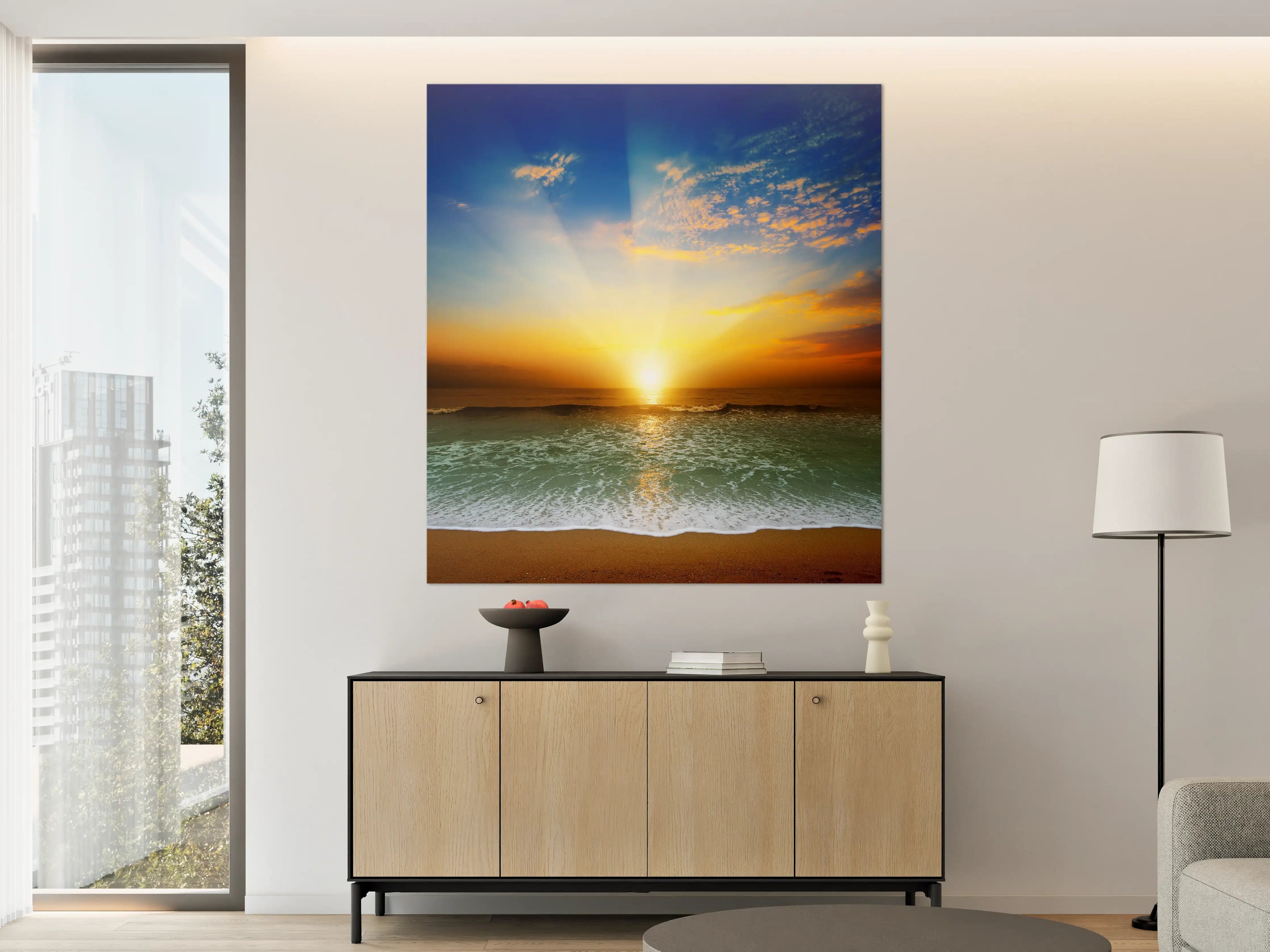 Große Wandbilder - Fantastischer Sonnenuntergang an Mexicos Pazifikküste