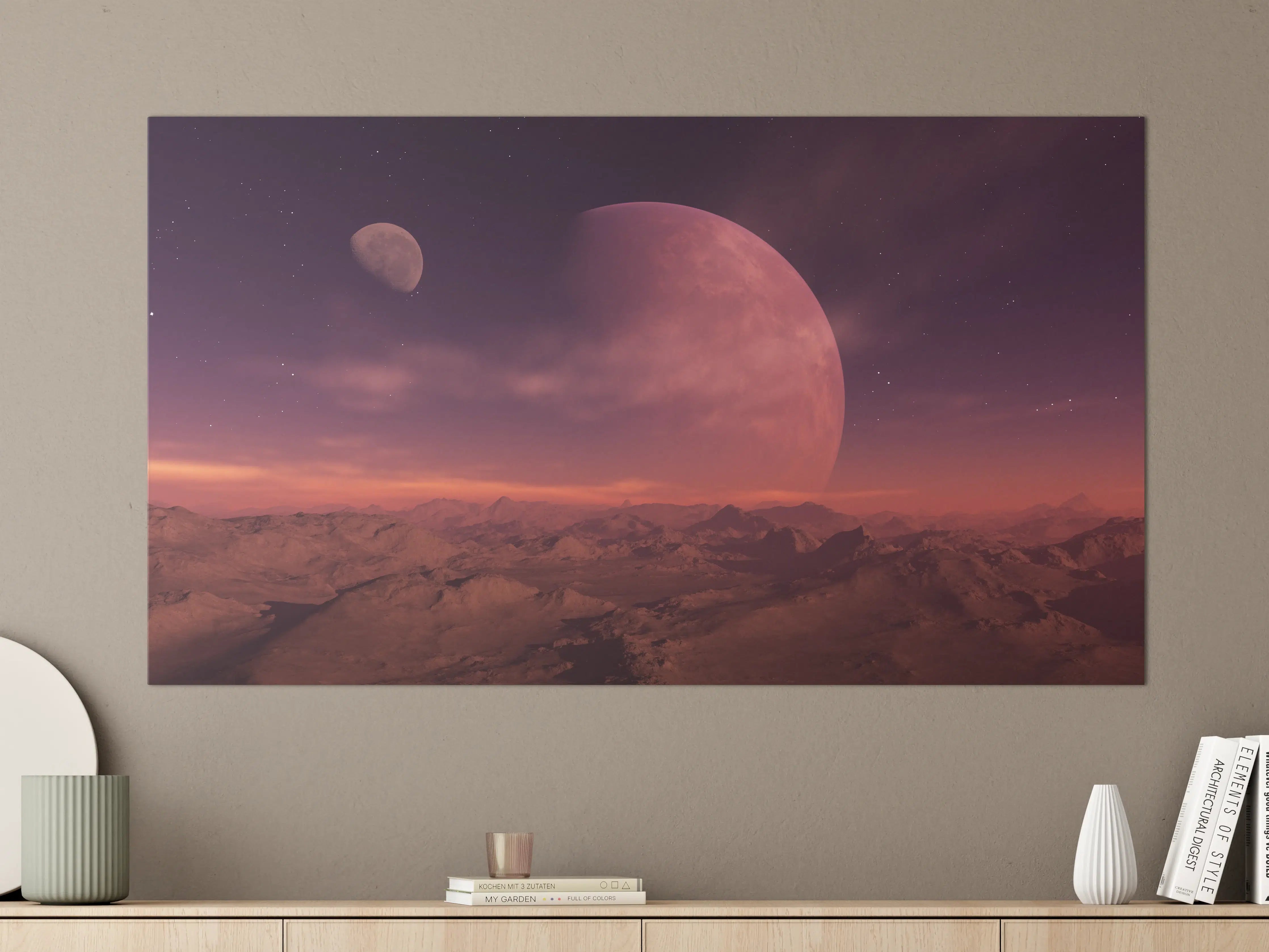 Große Wandbilder - Fantasy Planet Ausblick
