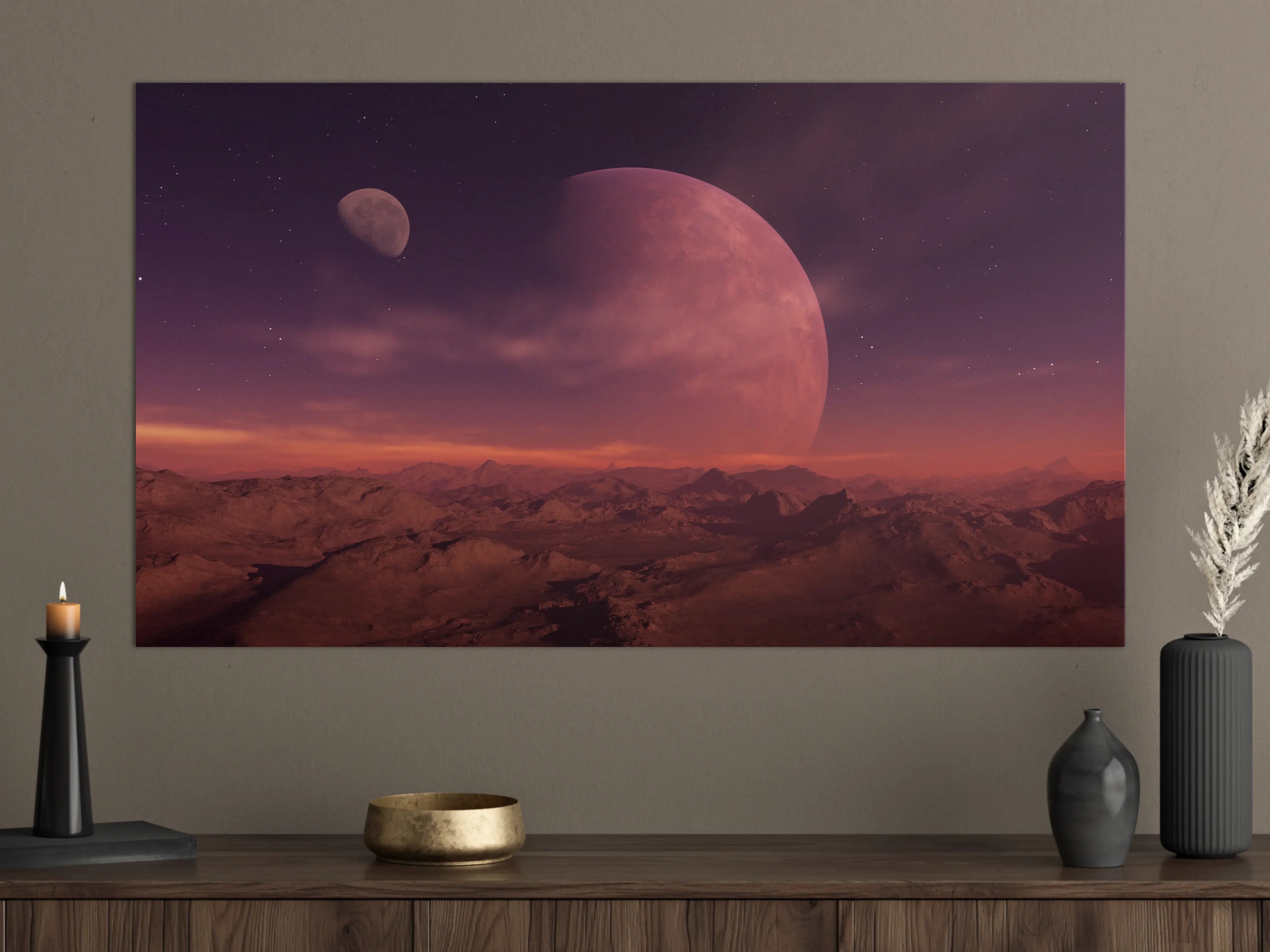 Große Wandbilder - Fantasy Planet Ausblick