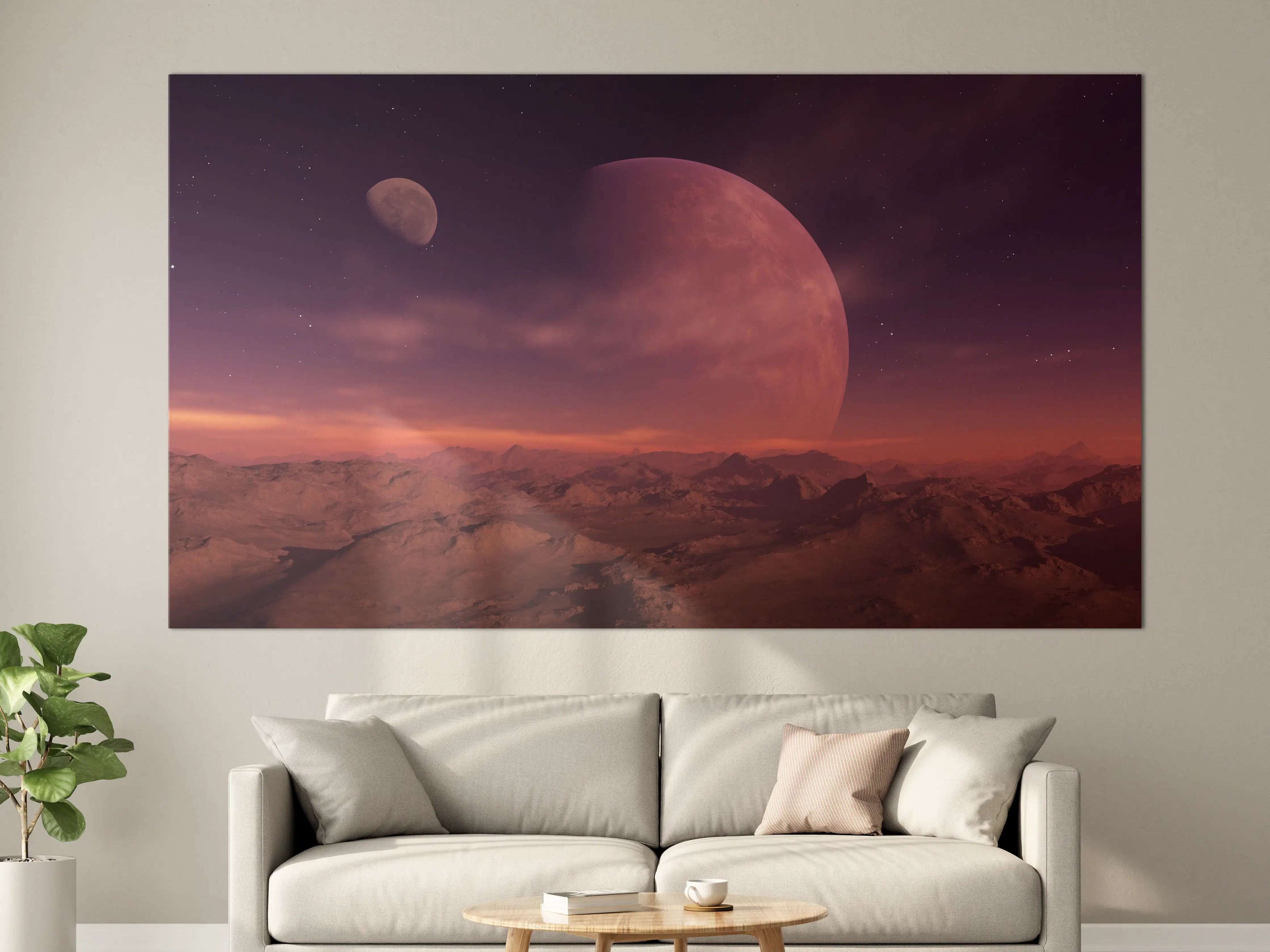 Große Wandbilder - Fantasy Planet Ausblick