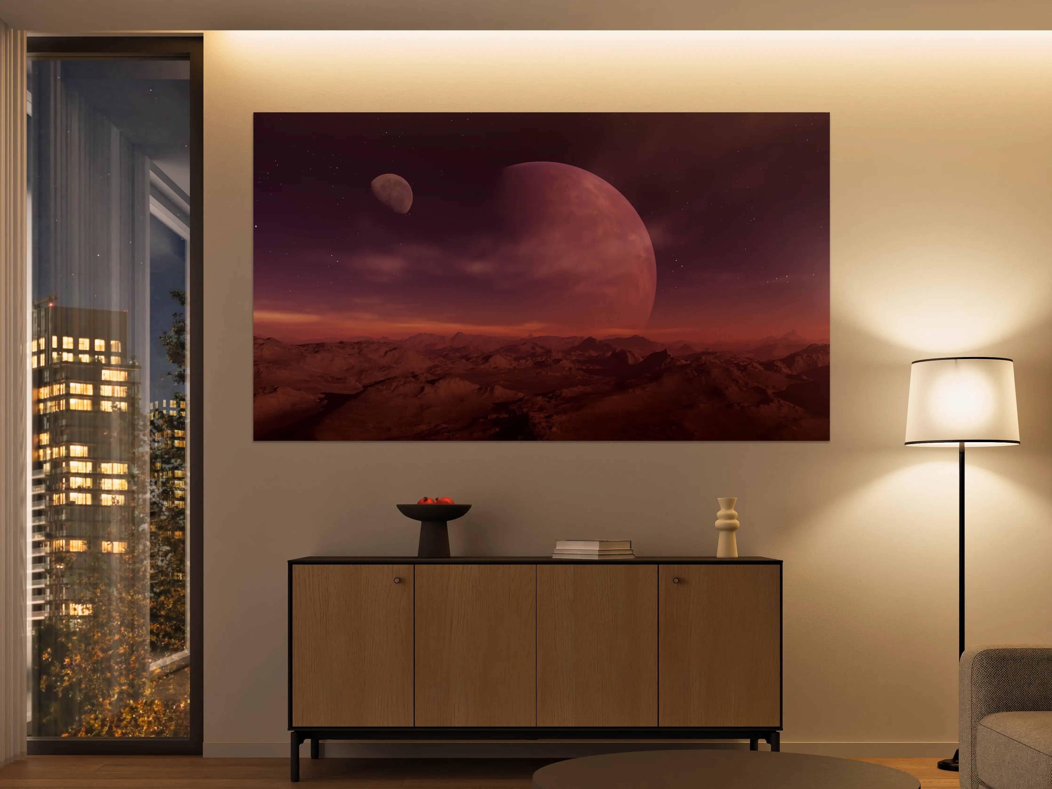 Große Wandbilder - Fantasy Planet Ausblick