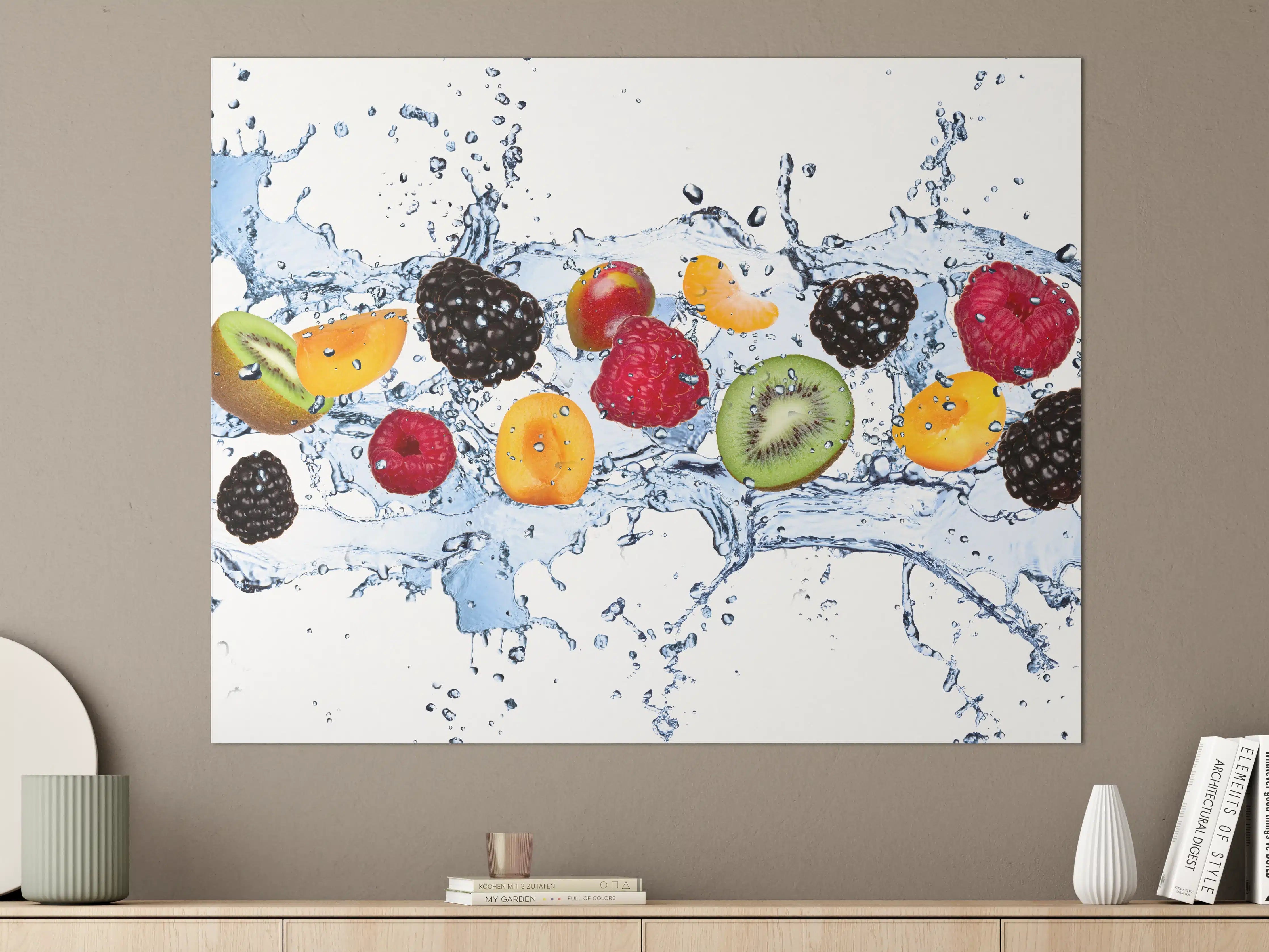 Große Wandbilder - Farbenfrohes Obst Splash
