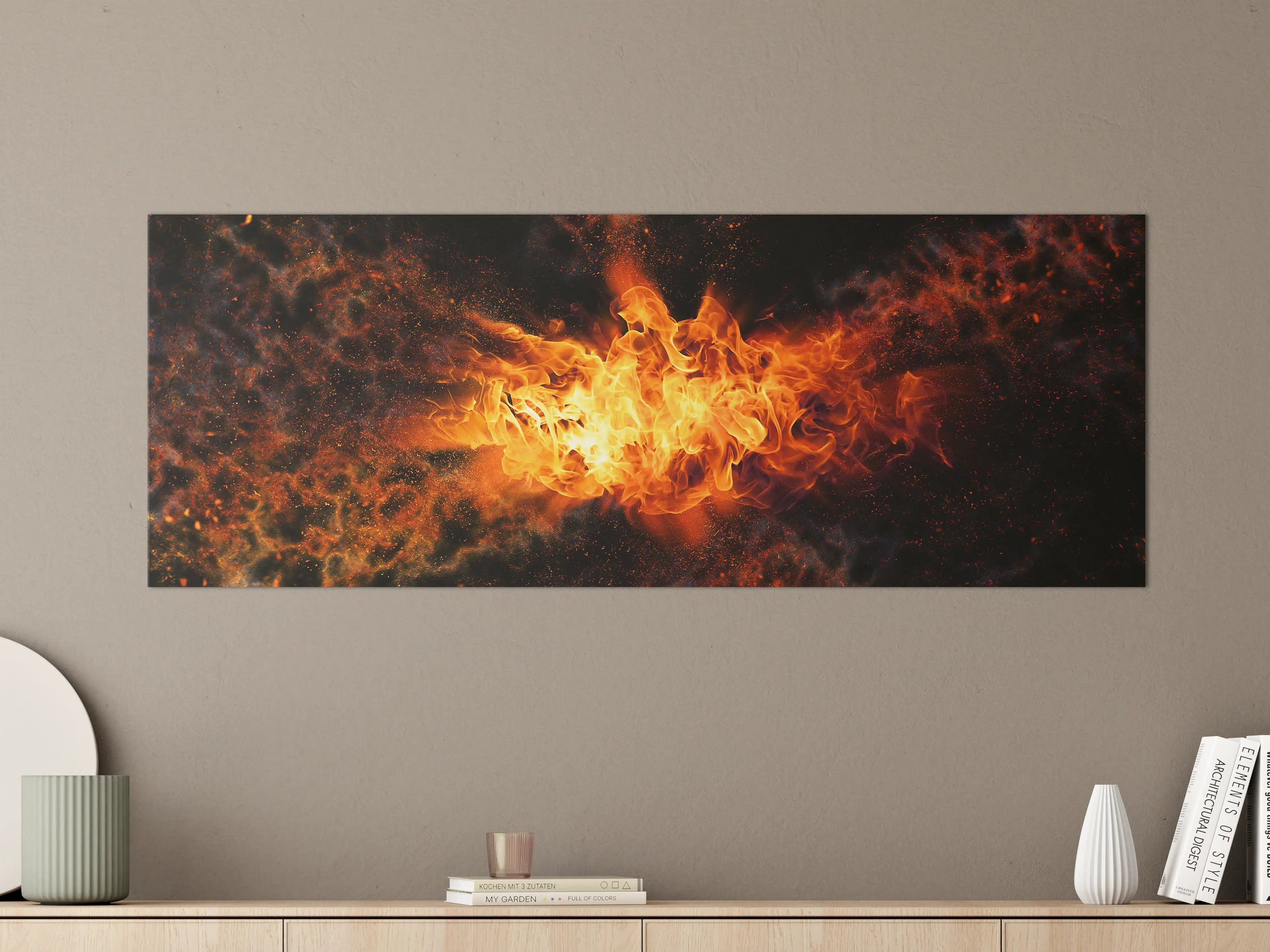 Große Wandbilder - Feurige Explosion