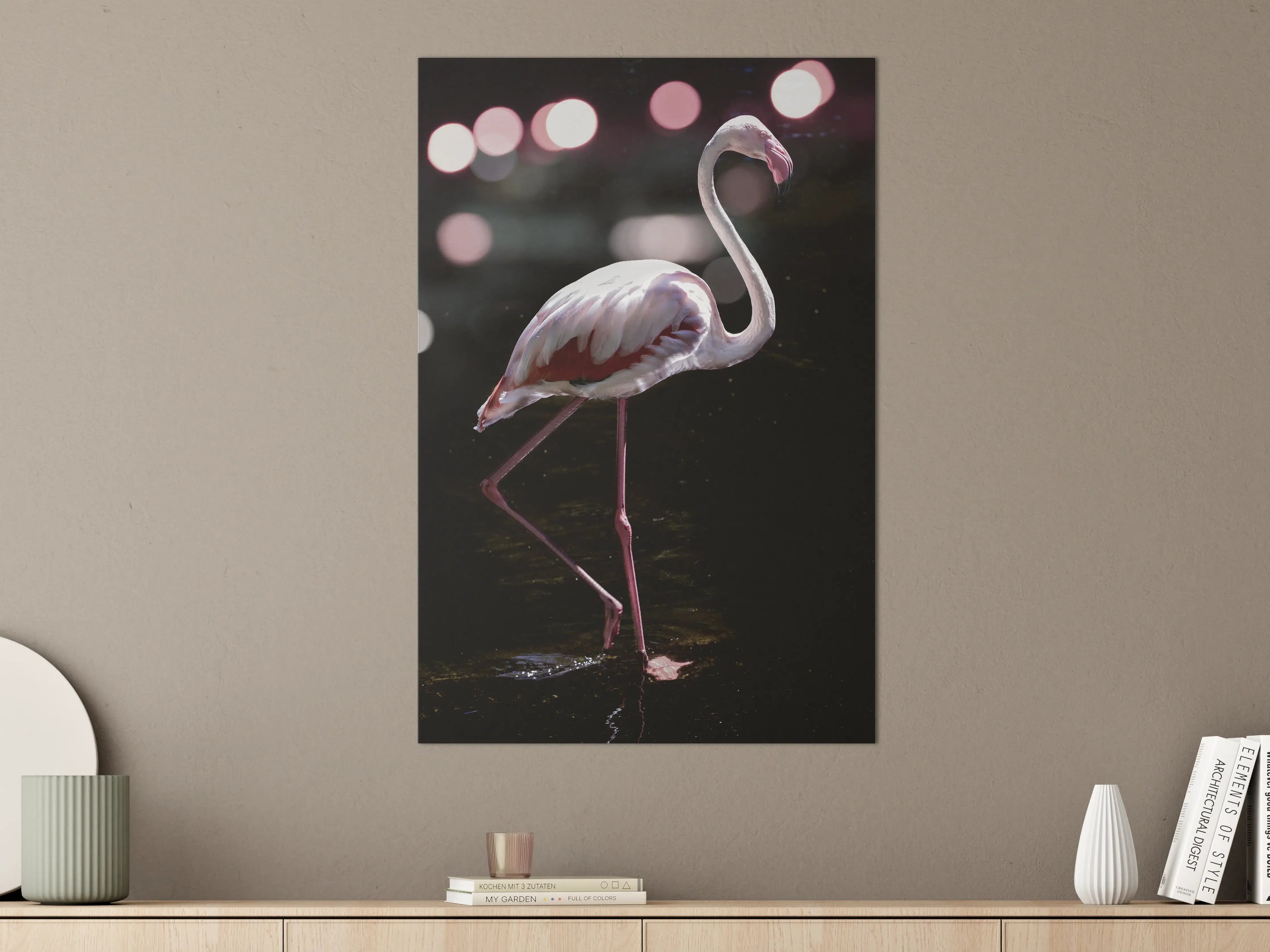 Große Wandbilder - Flamingo 
