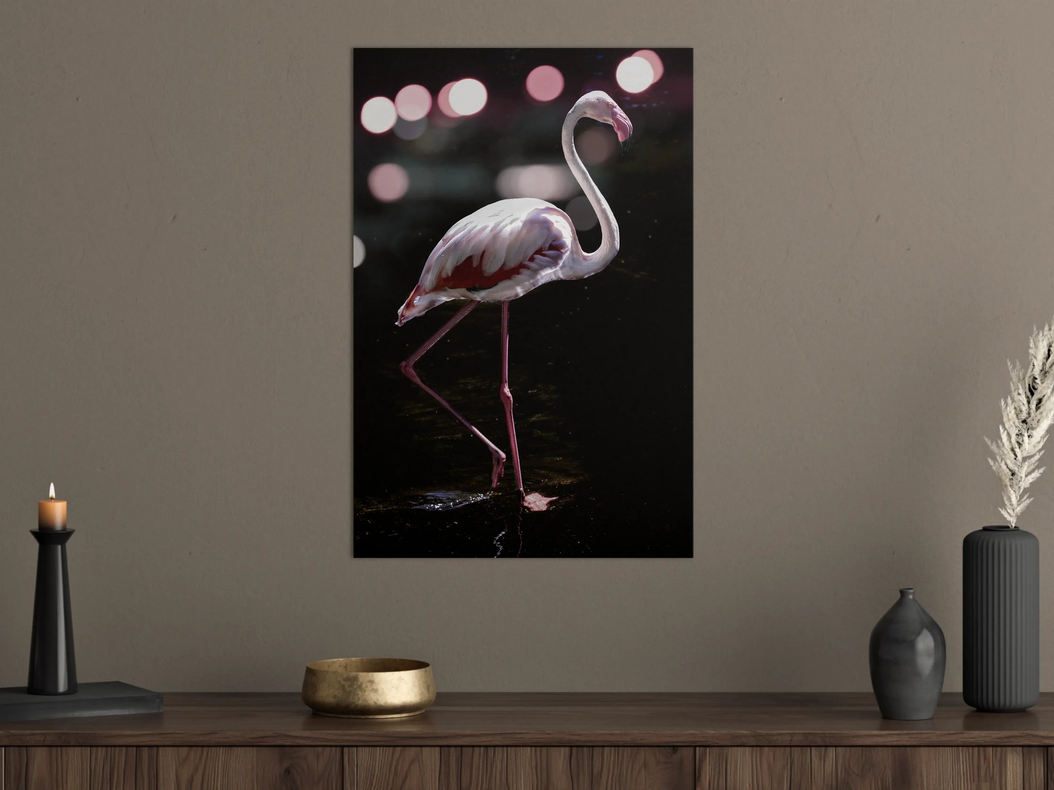 Große Wandbilder - Flamingo 