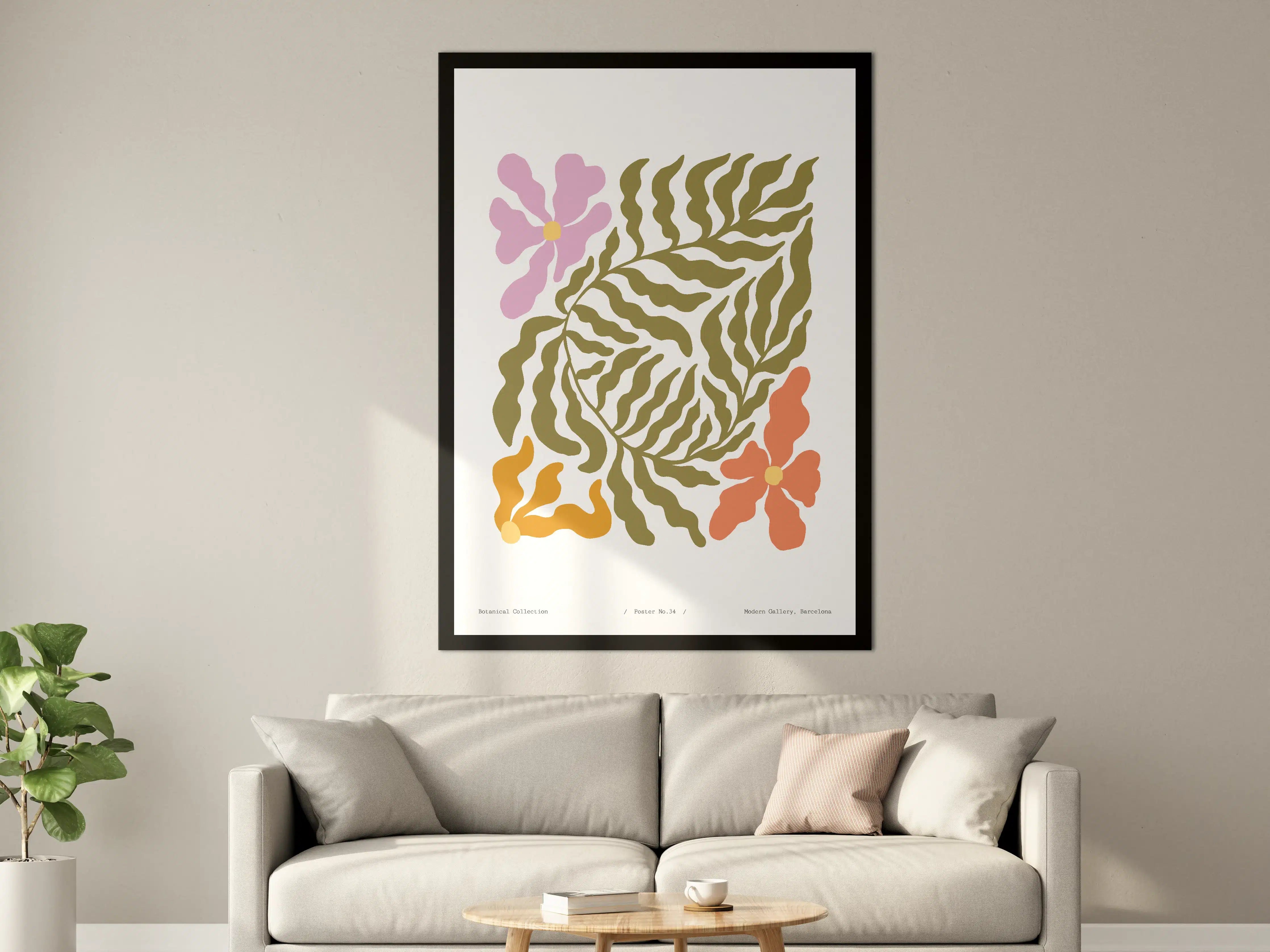 Große Wandbilder - Florale Botanical Wanddekoration
