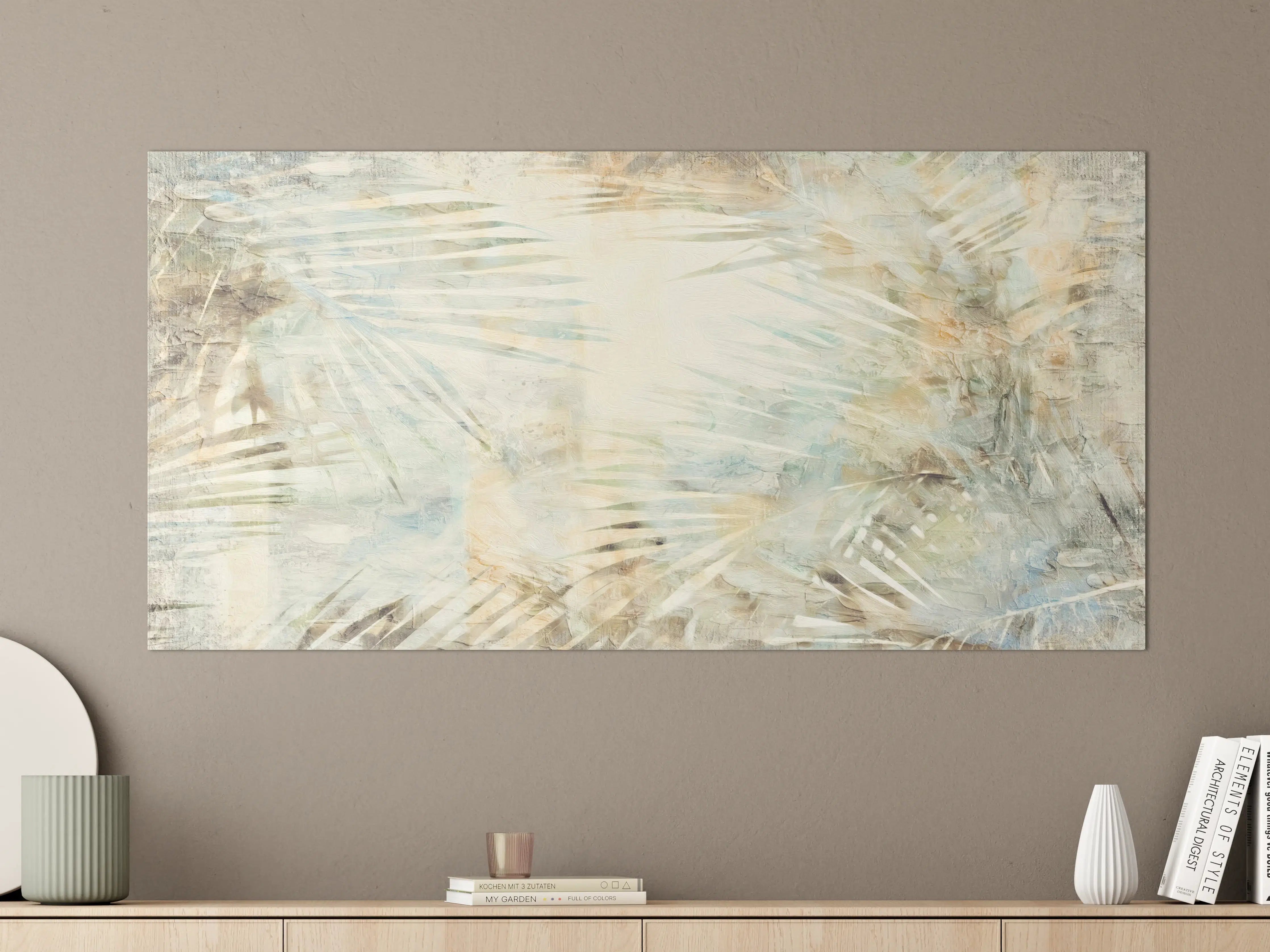 Große Wandbilder - Florale Wand - Moderne Kunst