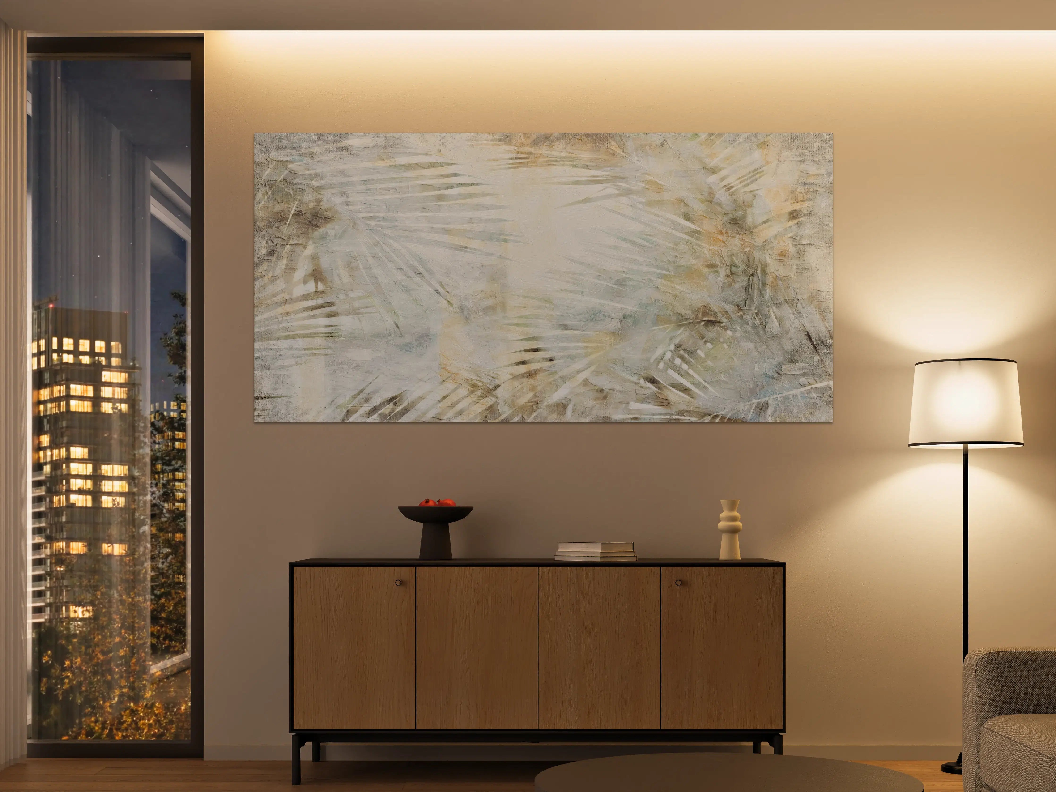 Große Wandbilder - Florale Wand - Moderne Kunst