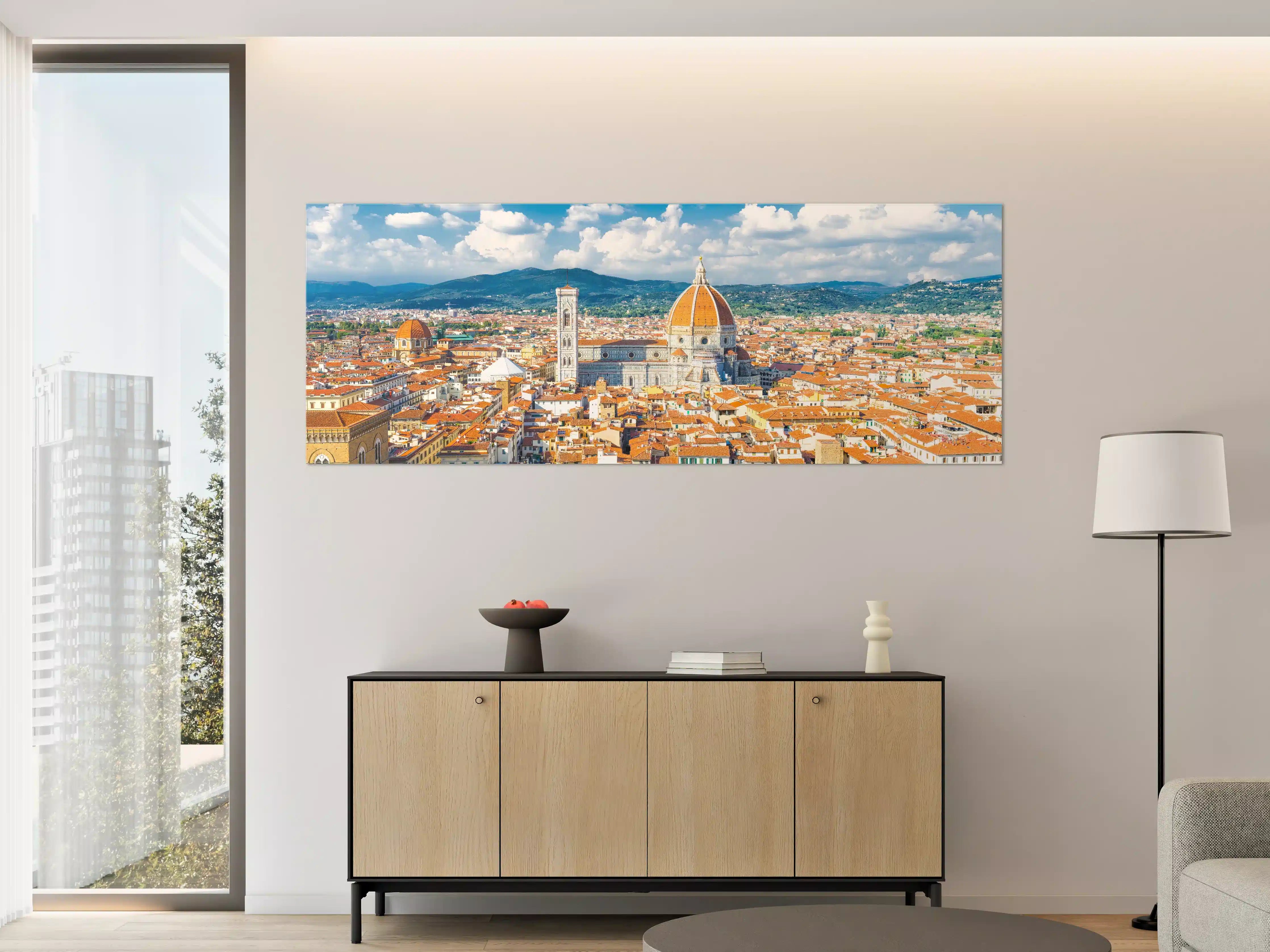 Große Wandbilder - Florenz Skyline mit Dom
