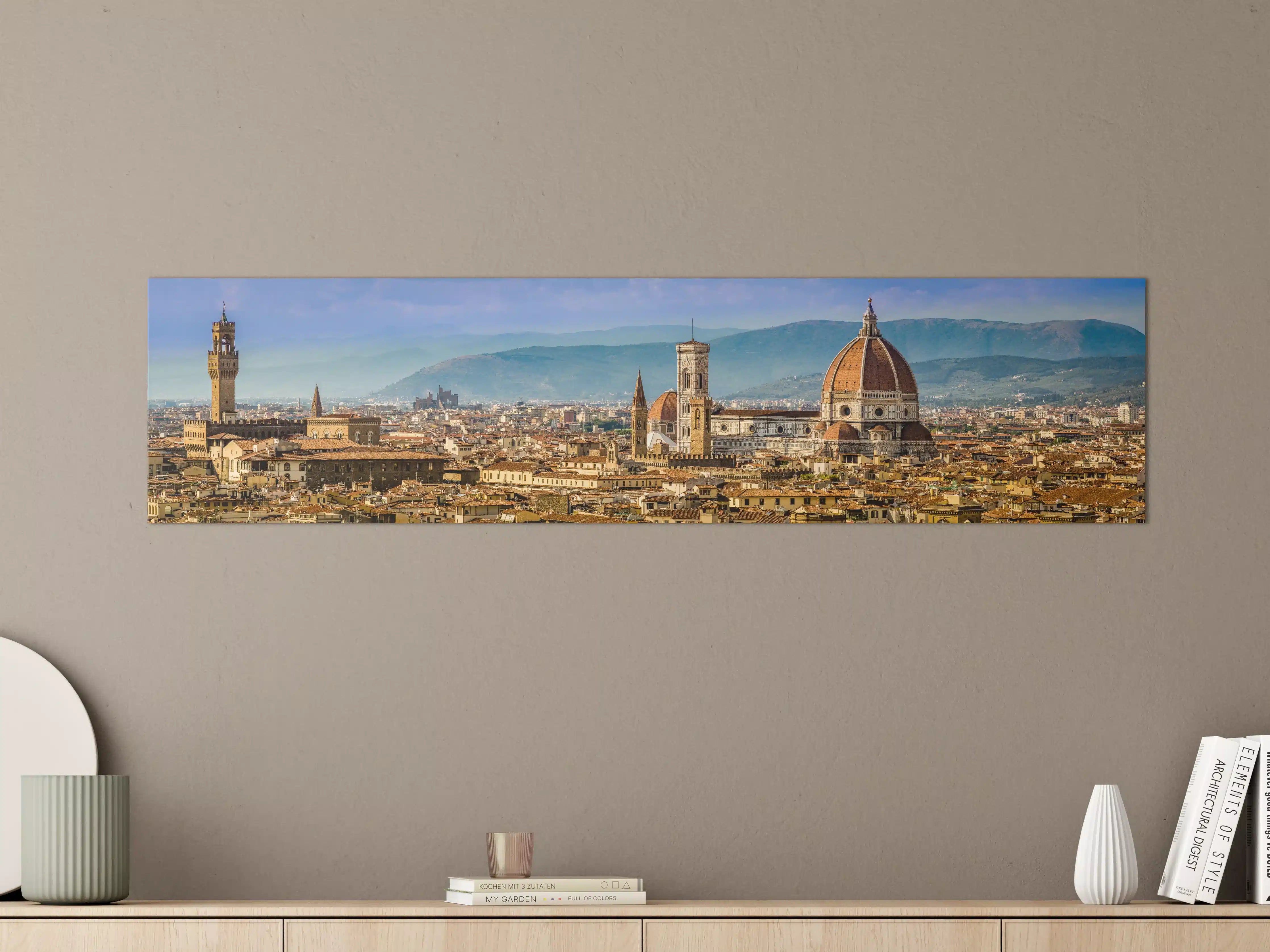 Große Wandbilder - Florenz Skyline mit Duomo