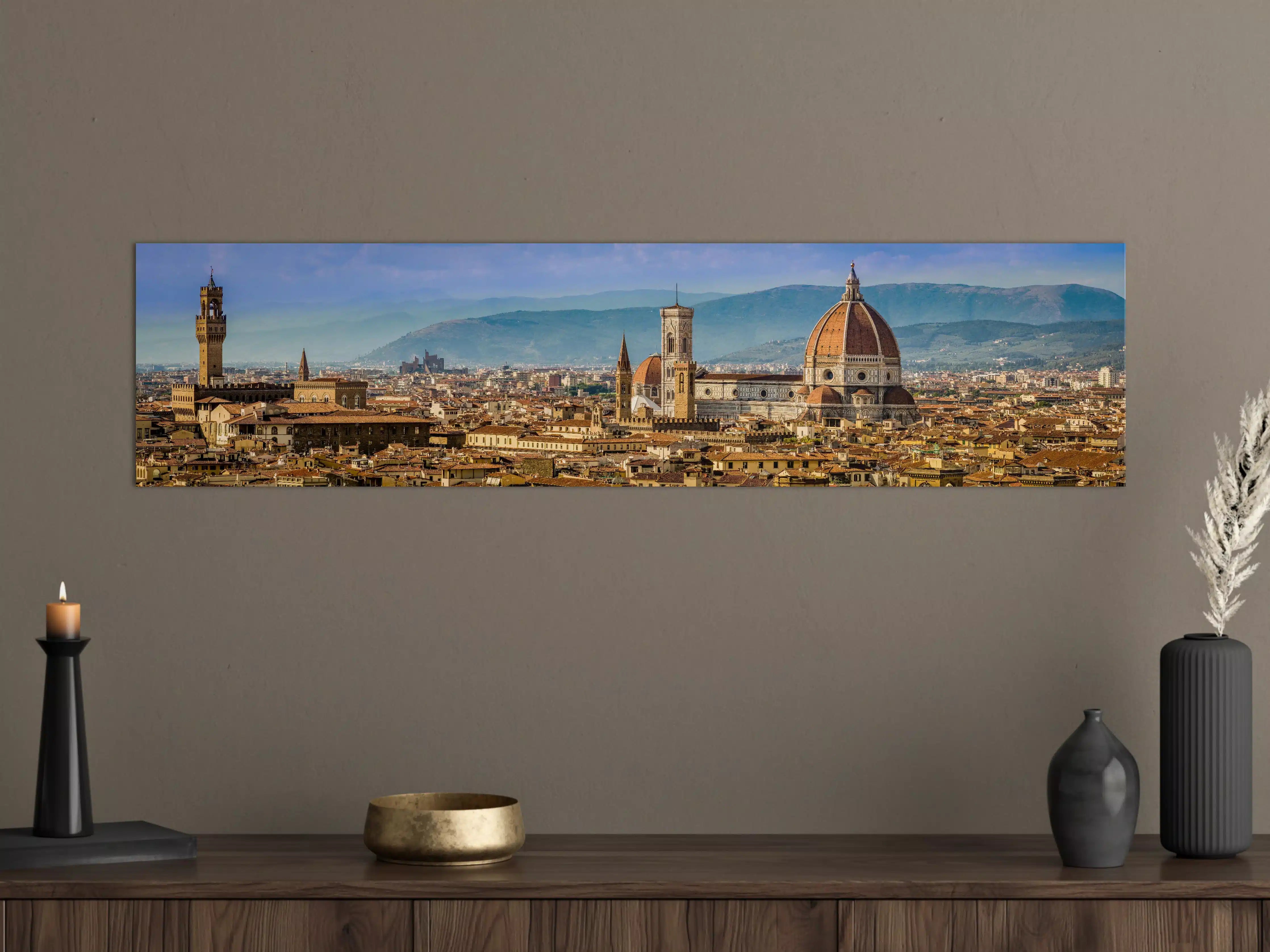 Große Wandbilder - Florenz Skyline mit Duomo