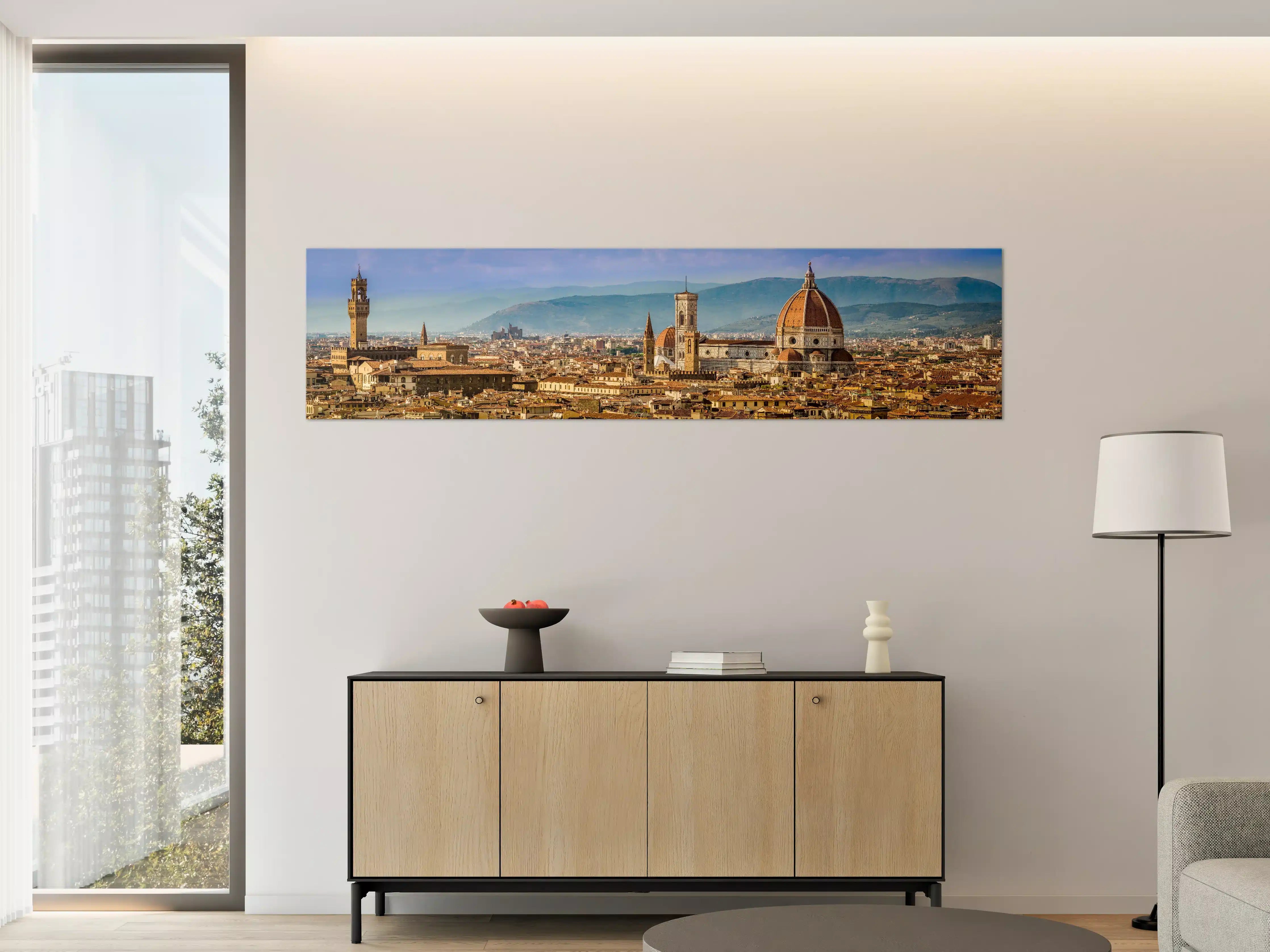Große Wandbilder - Florenz Skyline mit Duomo