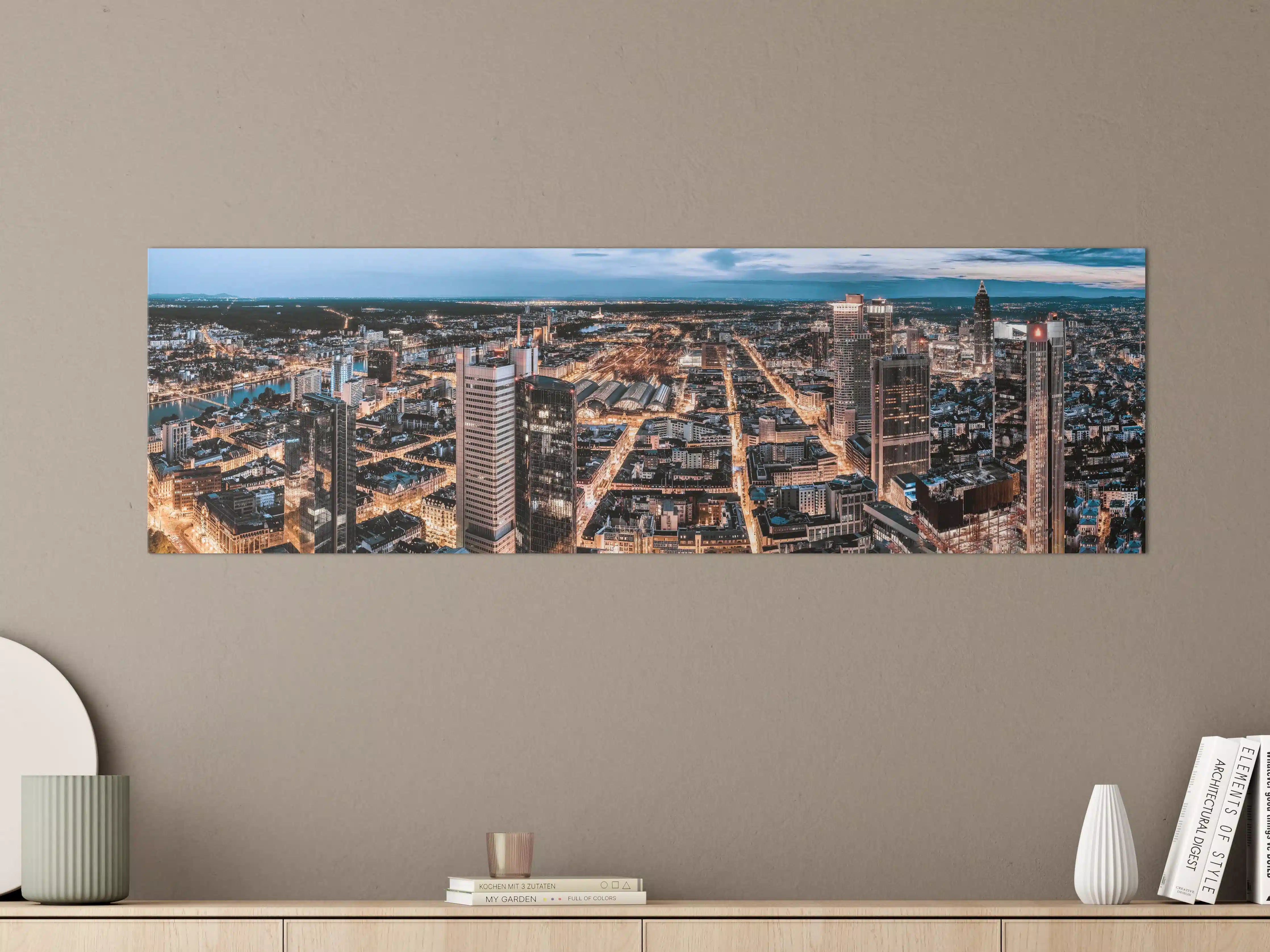 Große Wandbilder - Frankfurt 180-Grad-Panorama