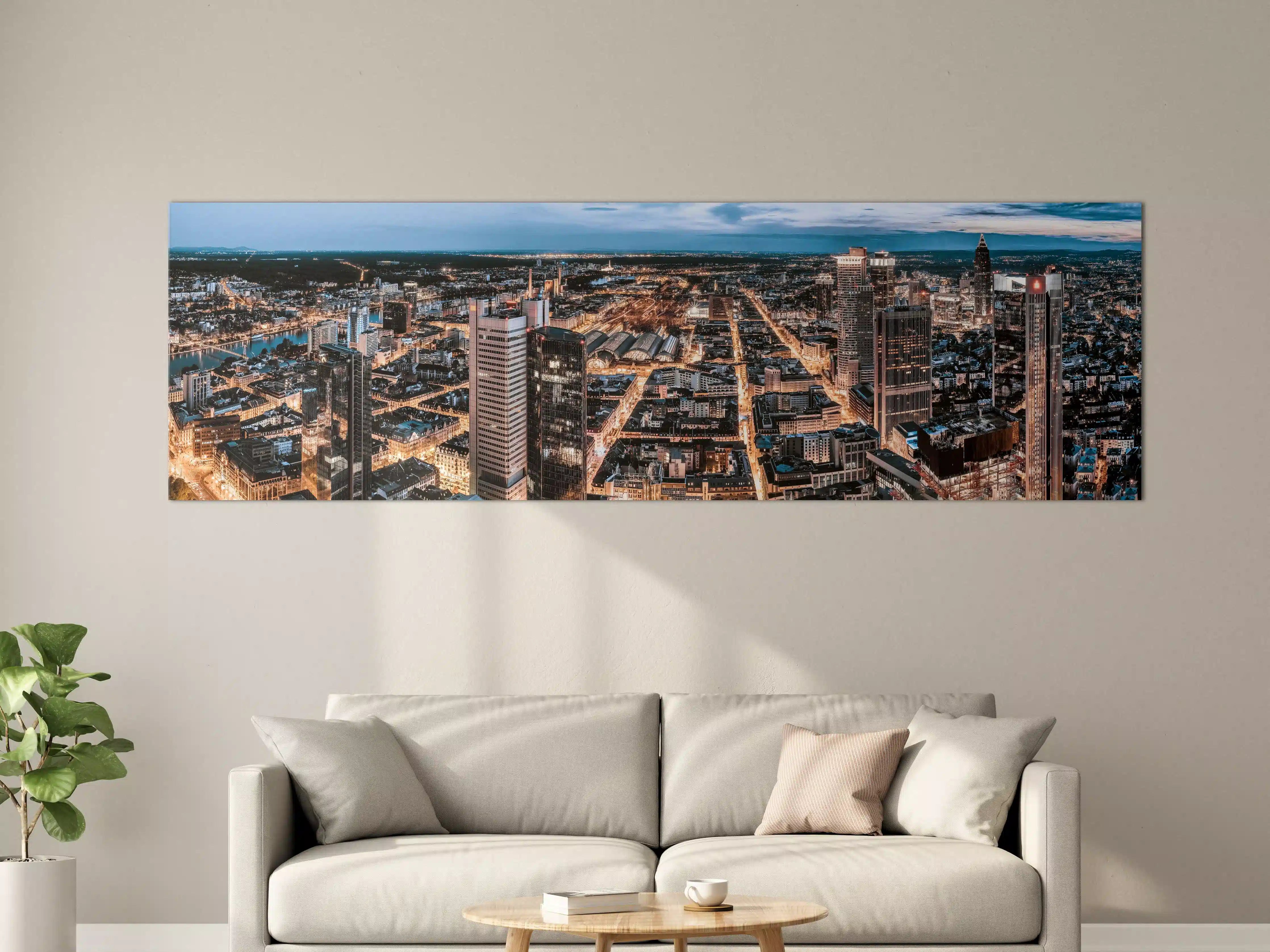 Große Wandbilder - Frankfurt 180-Grad-Panorama
