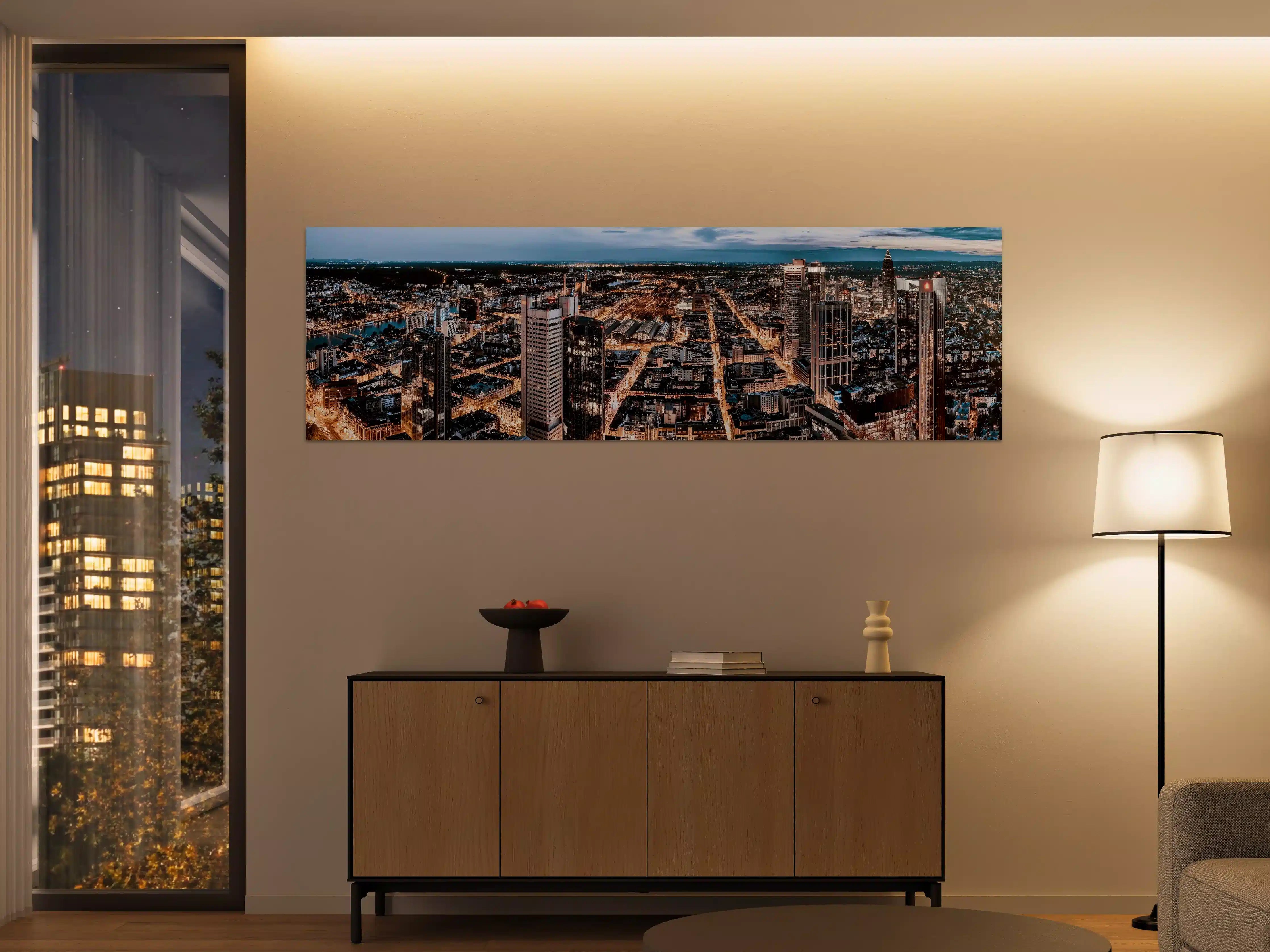 Große Wandbilder - Frankfurt 180-Grad-Panorama