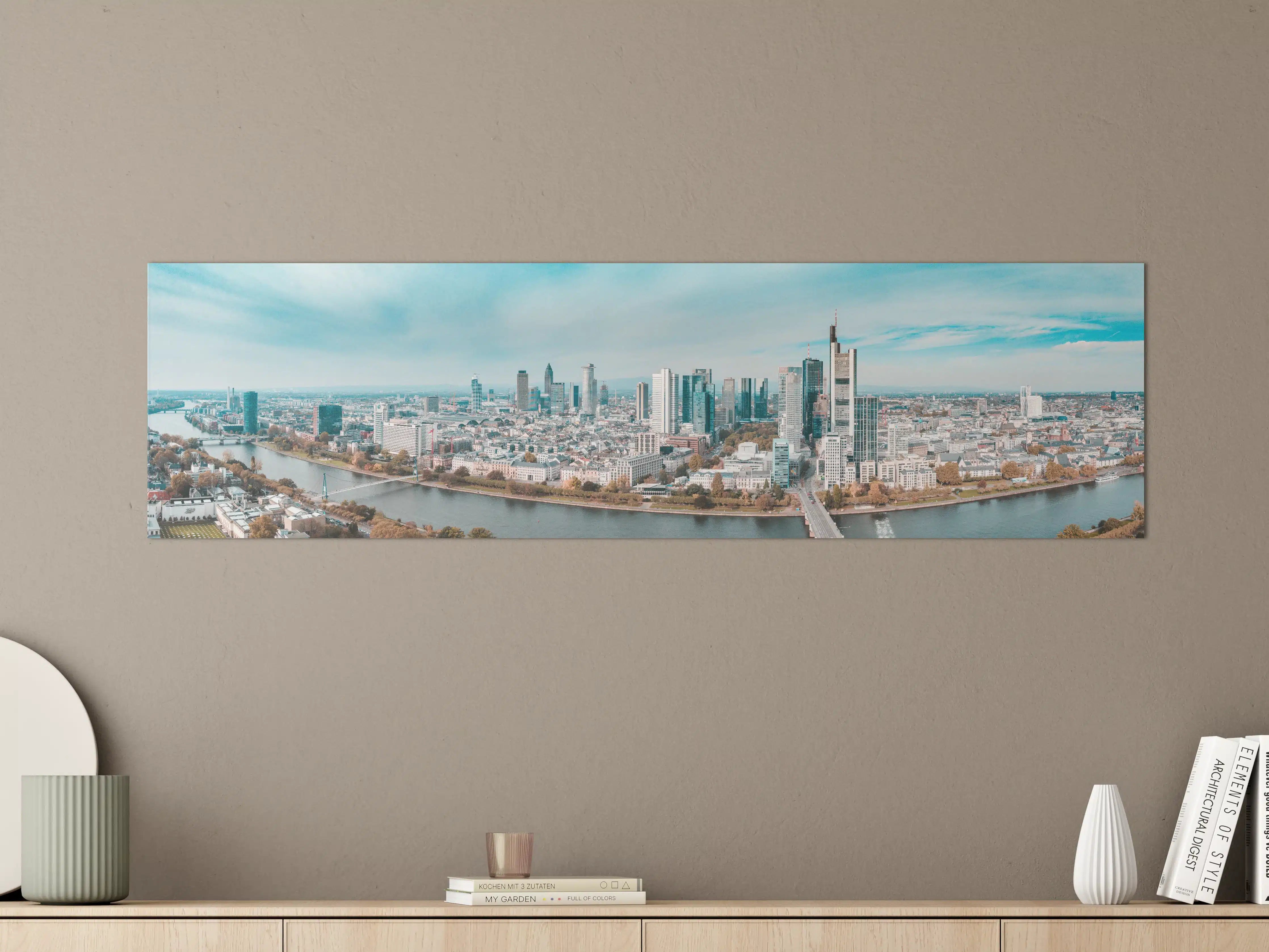 Große Wandbilder - Frankfurt Luftaufnahme Panorama