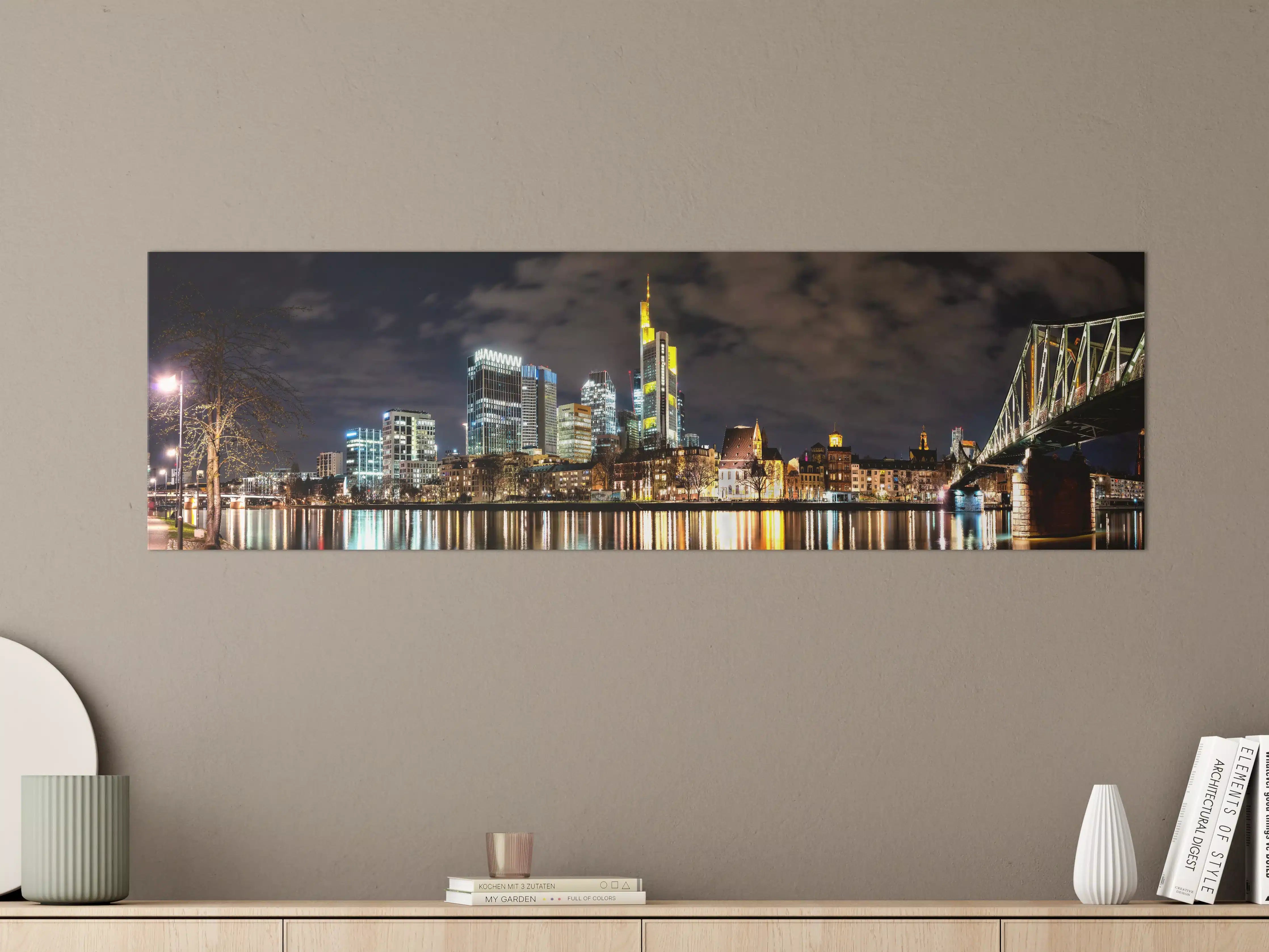 Große Wandbilder - Frankfurt Nachtportrait