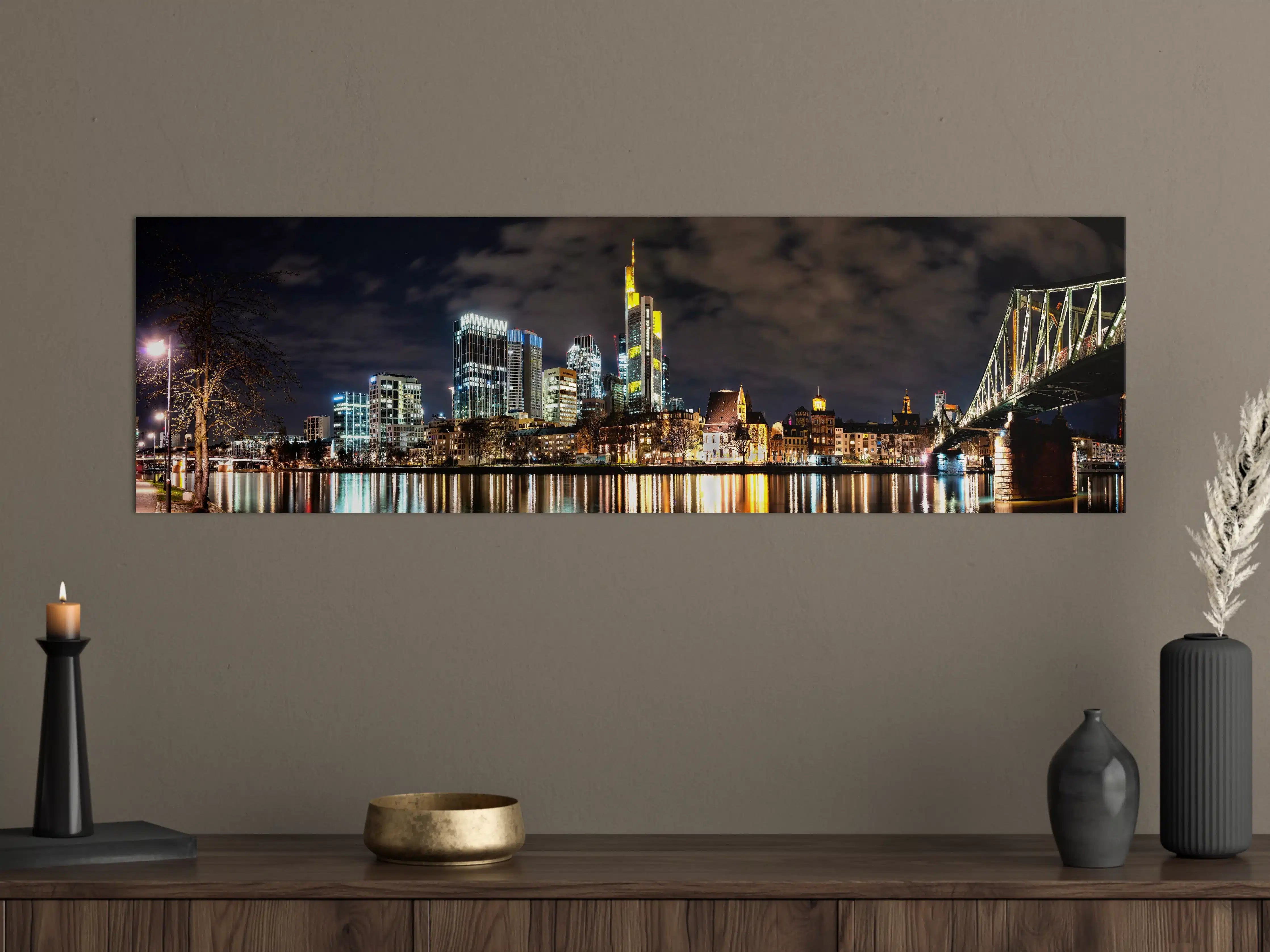 Große Wandbilder - Frankfurt Nachtportrait