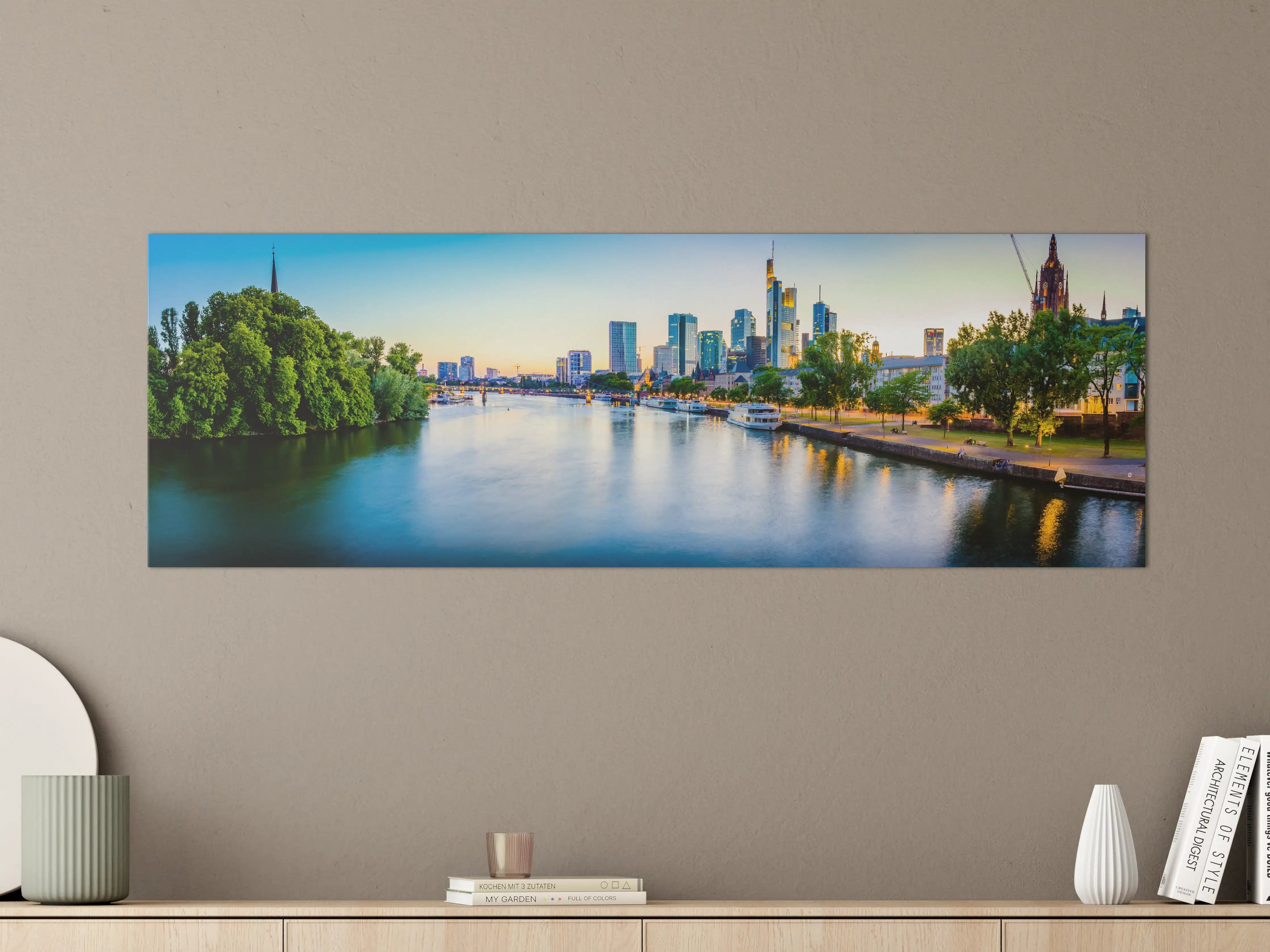 Große Wandbilder - Frankfurt Panorama Ostend